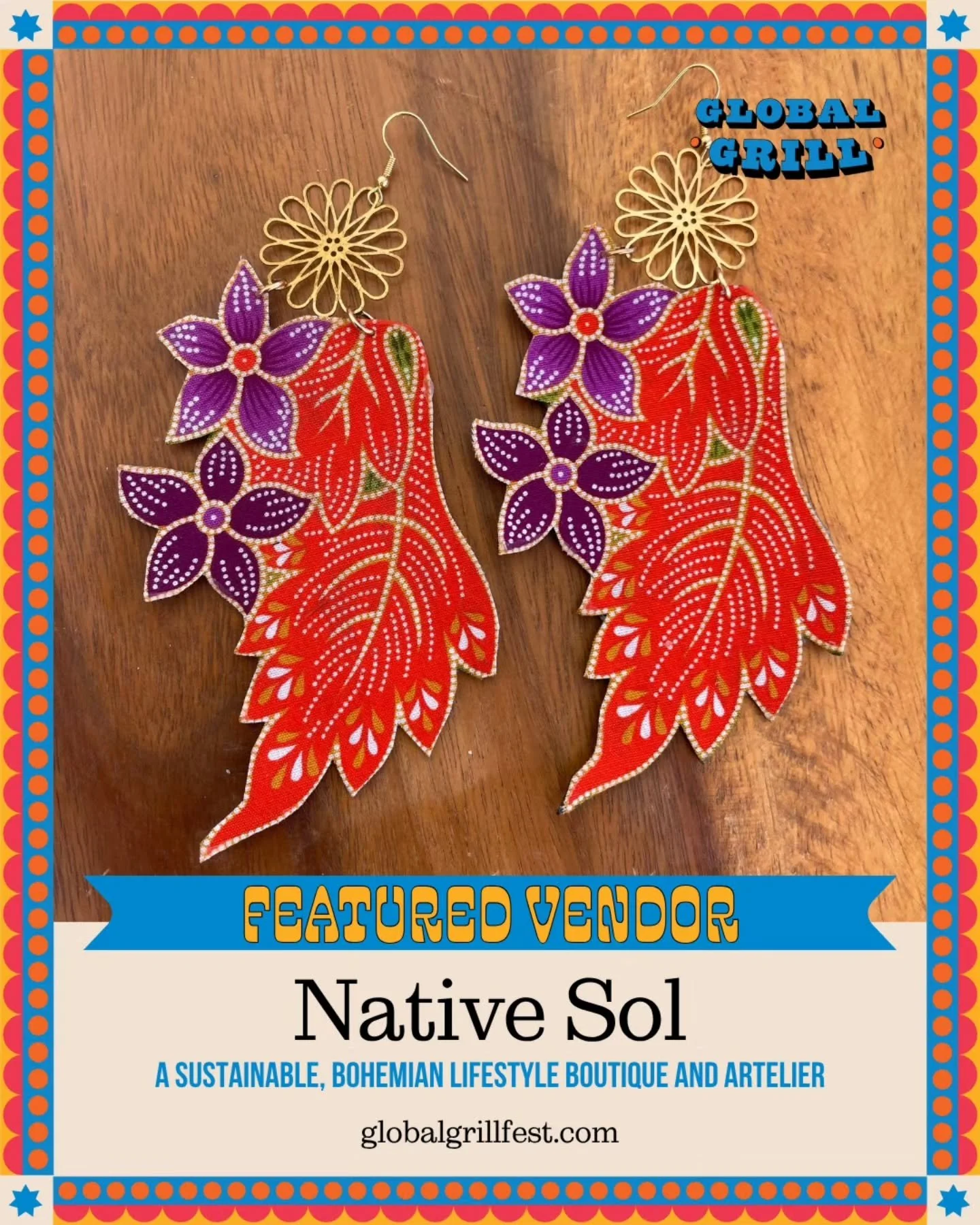 @nativesol is coming to the Valley! This sustainable, bohemian lifestyle boutique and ARTelier, specializes in handmade, one-of-a-kind clothing, reconstructed apparel, and unique jewelry. Founded by artist May Salem,  she focuses on eco-friendly fash