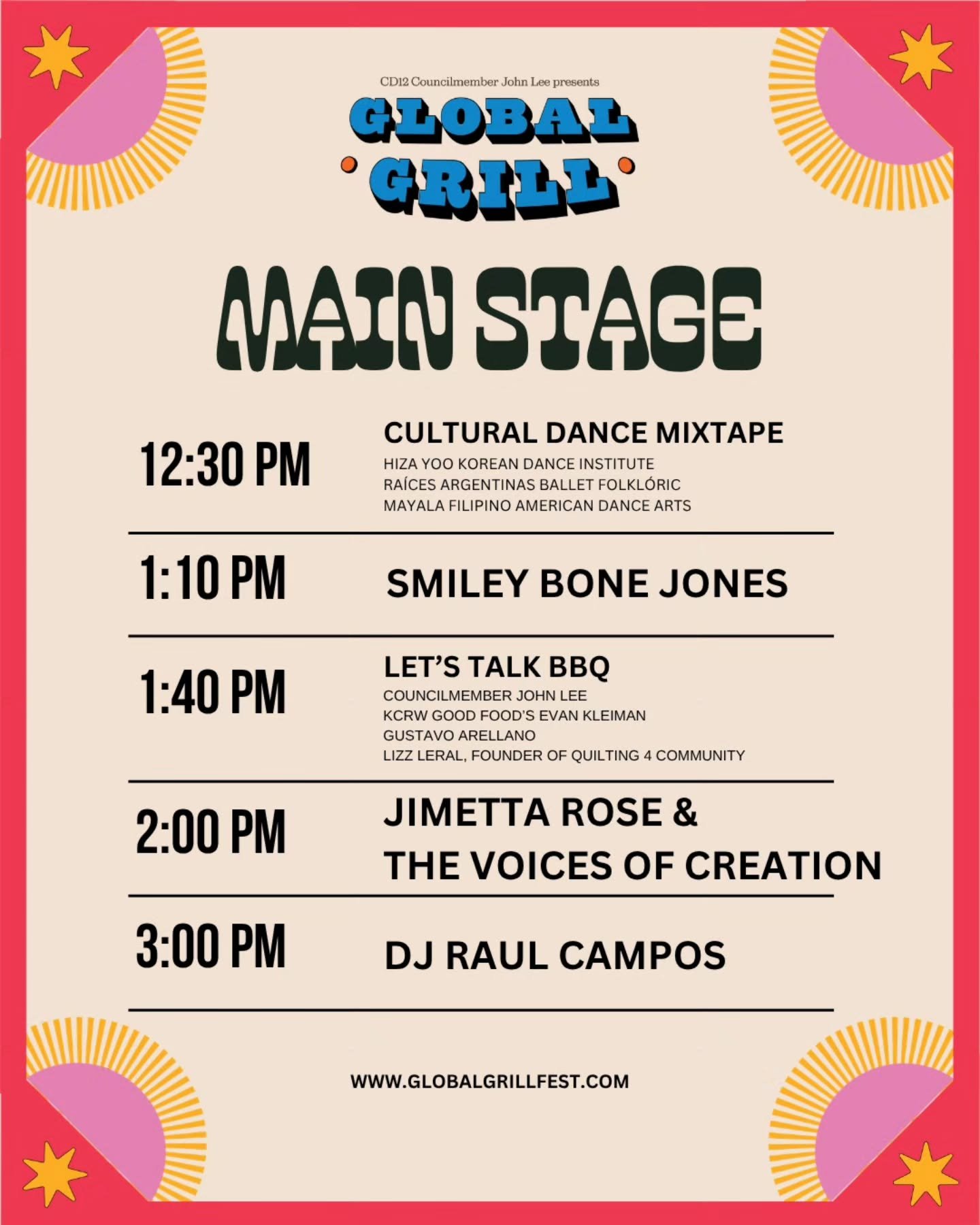 So much in store for you on Saturday.  Bring your picnic blankets, and come groove in the park with us.