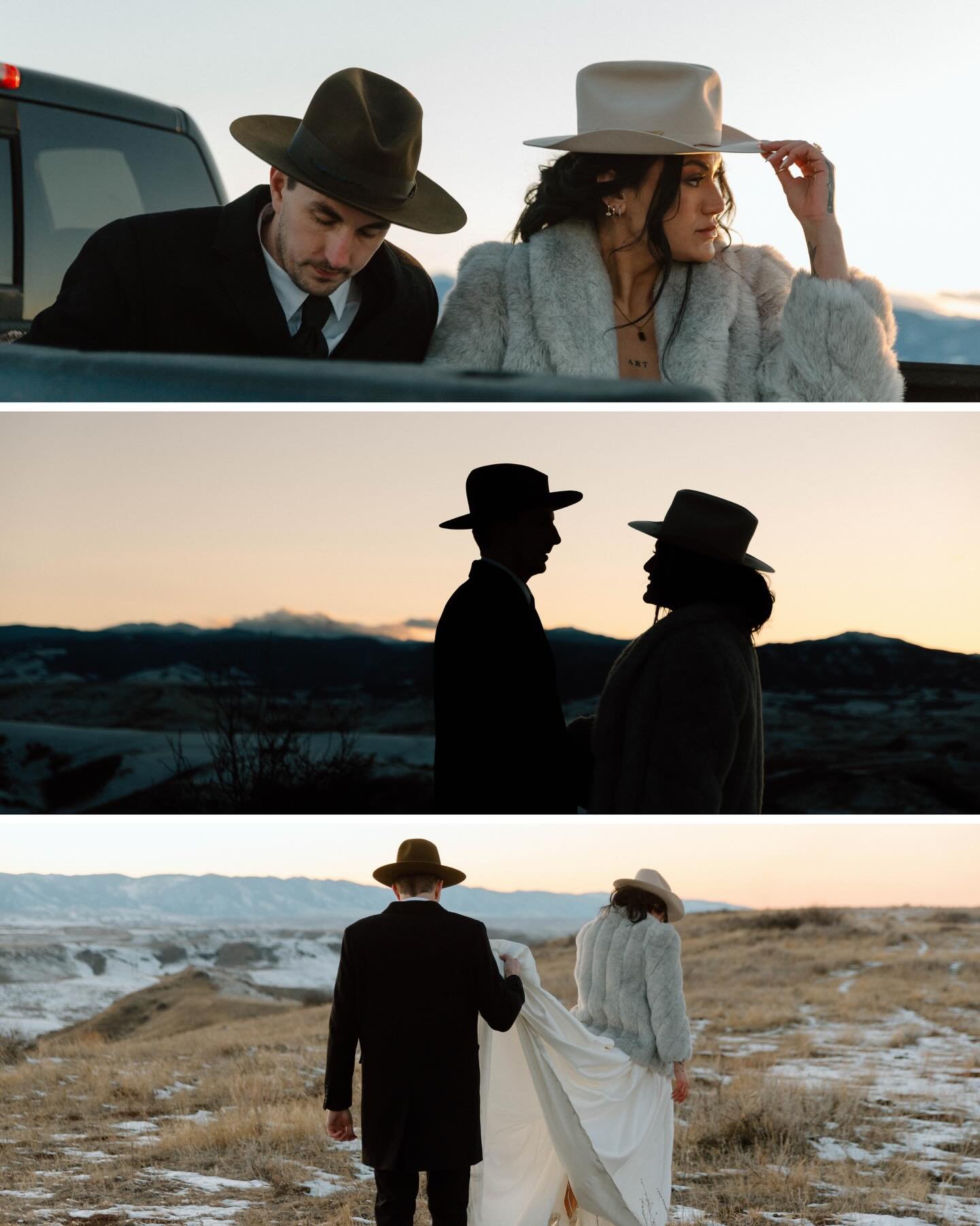 Runaway to Wyoming 💕 

This beautiful styled winter elopement was a collection of brains around Sheridan + Buffalo put together into one final product.  Somehow we were able to pull this off in under 10 days&hellip; anyone else thrive under pressure