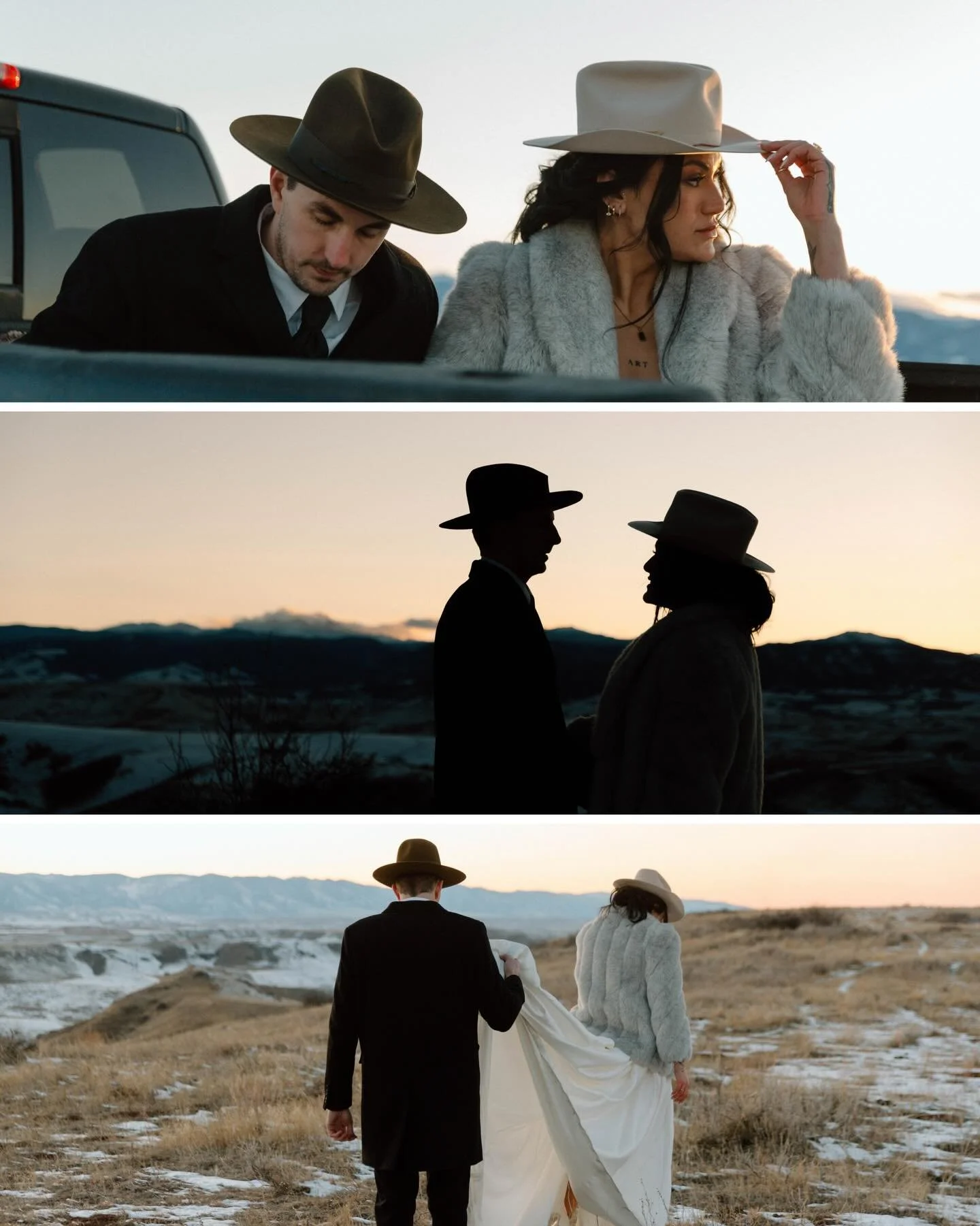 Runaway to Wyoming 💕 

This beautiful styled winter elopement was a collection of brains around Sheridan + Buffalo put together into one final product.  Somehow we were able to pull this off in under 10 days&hellip; anyone else thrive under pressure