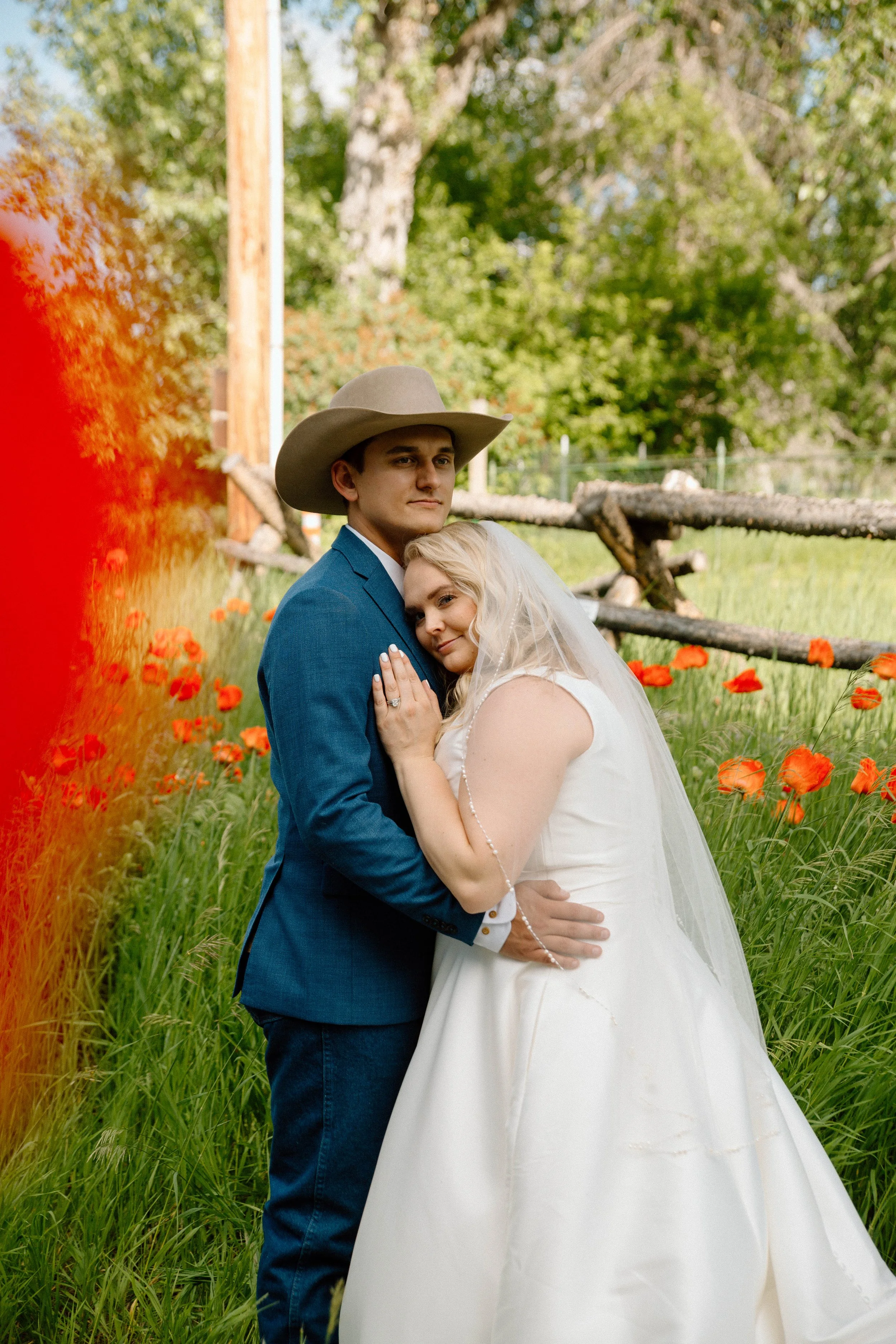 Lauren + Max get married in Story, WY