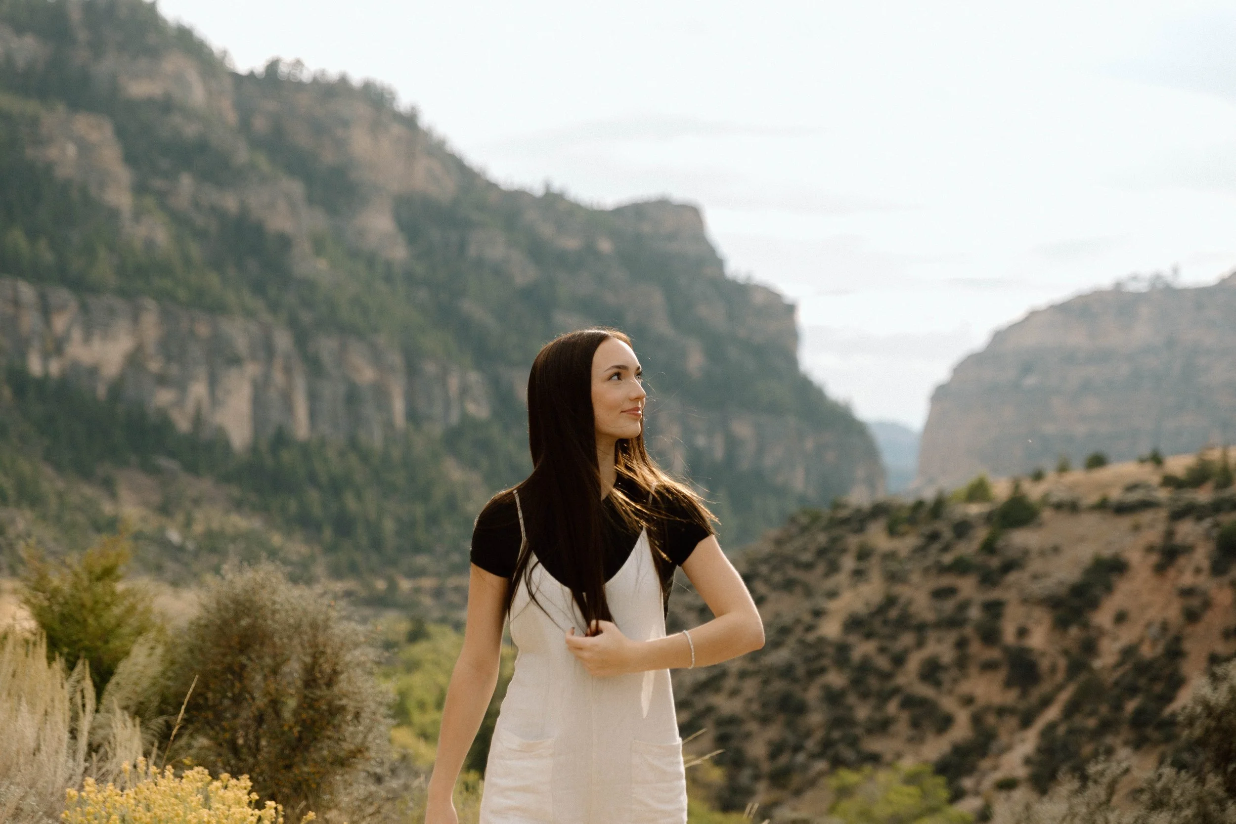 Ten Sleep Canyon Senior Photos | Caroline