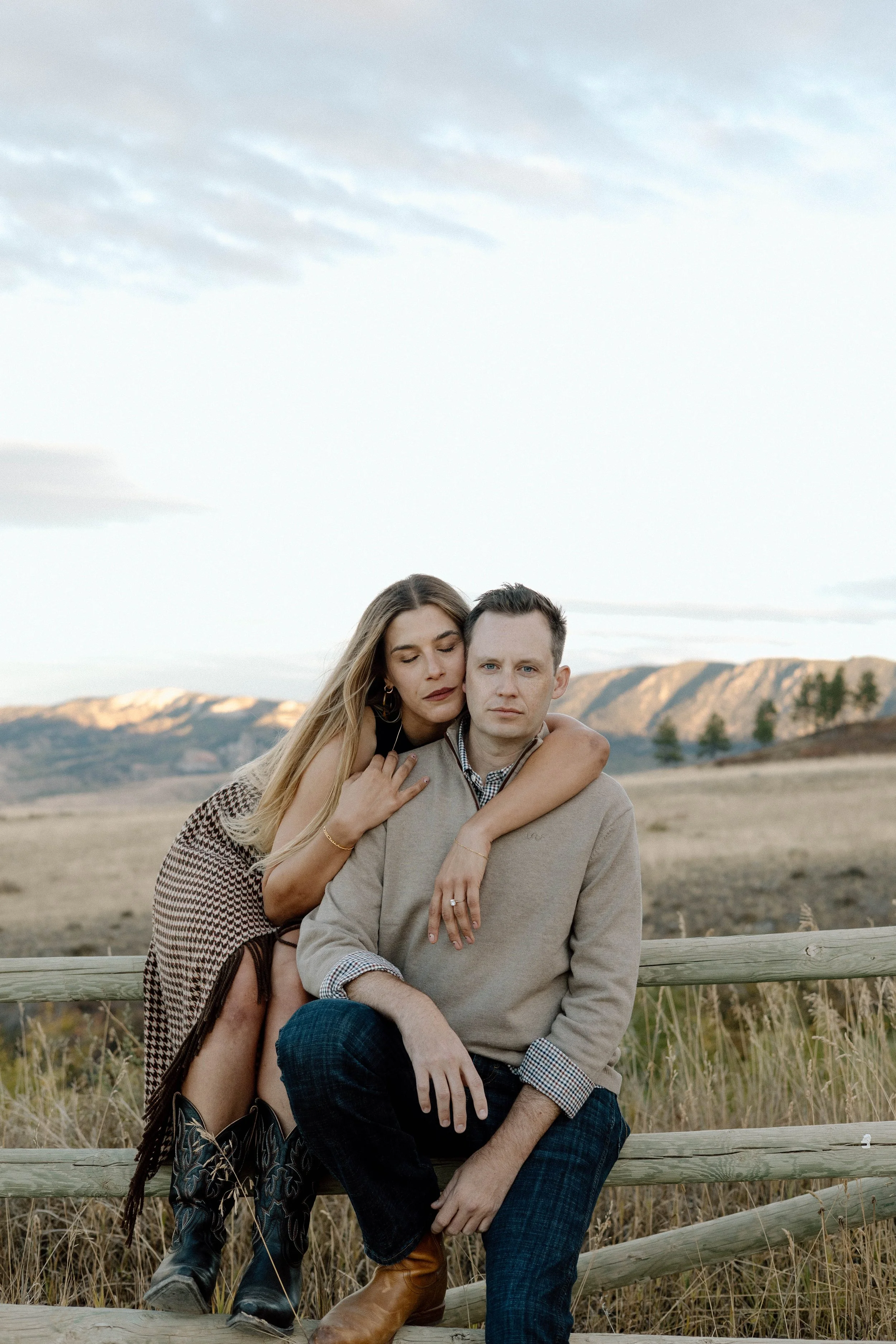 Big Horn Mountain Engagement Photos