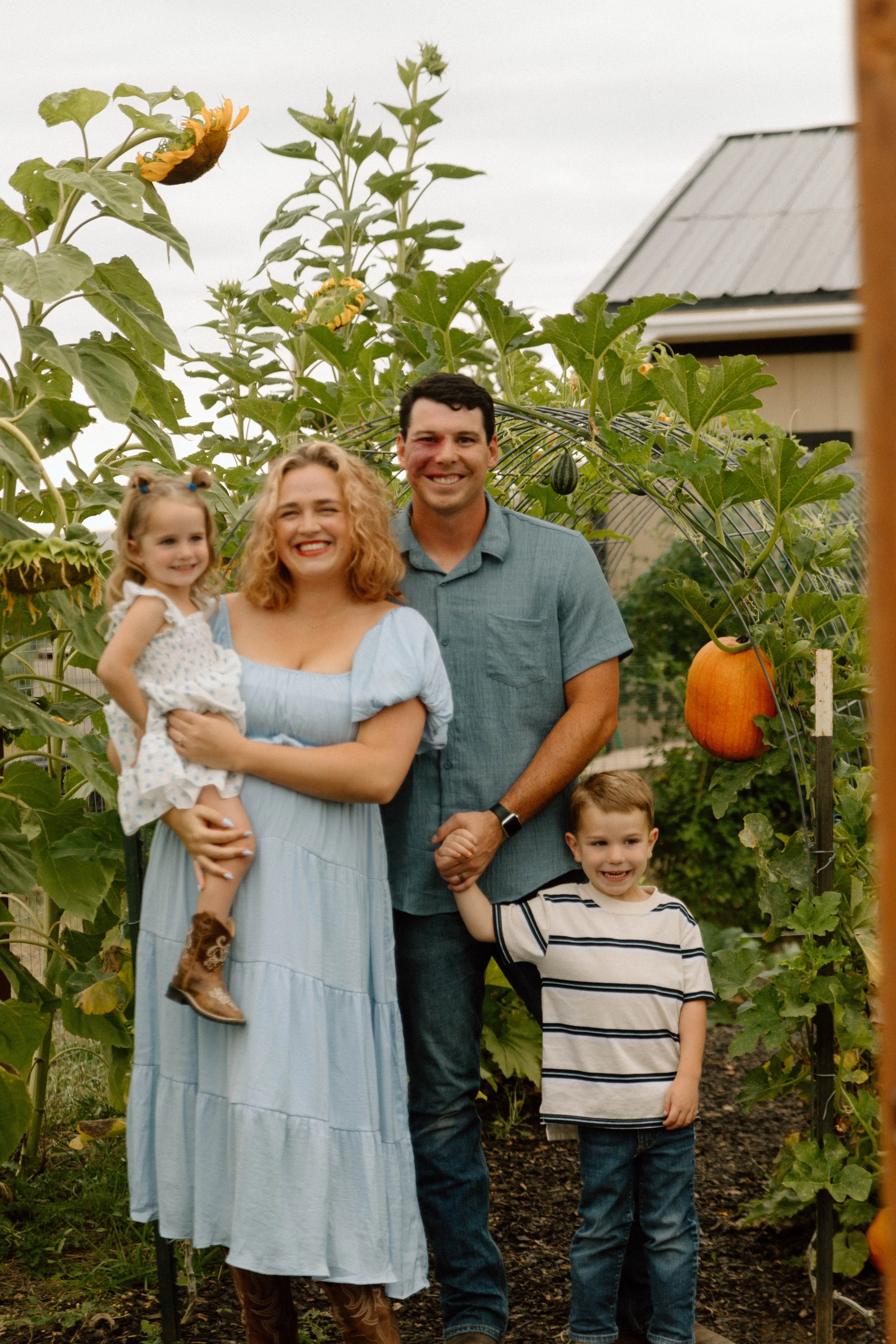Sarah + Daniel in the garden