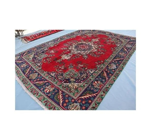 1920S Antique Afghan Rug 6.6X9.0 Ft