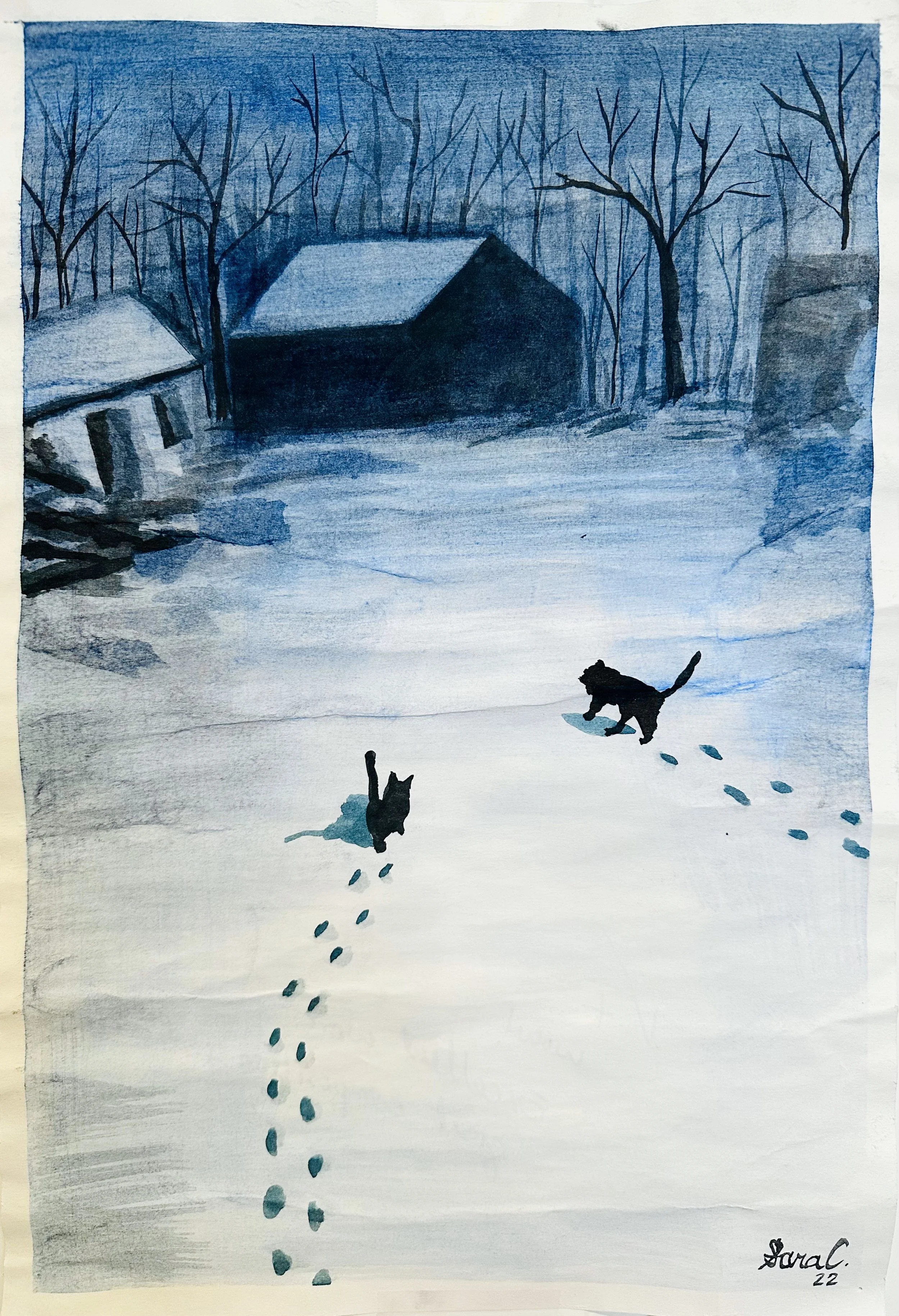 Winter Cat Watercolors.jpeg