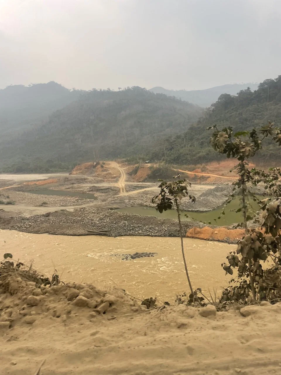 Yungas bolivianas. Paisaje devastado por minería de oro y mercurio. Santiago Roose, 2024