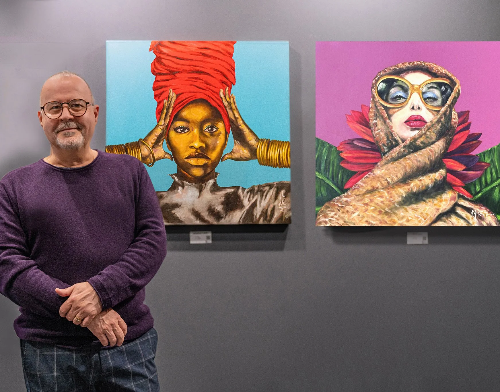 Mauricio Porto at Salon des Independants in Paris 2024