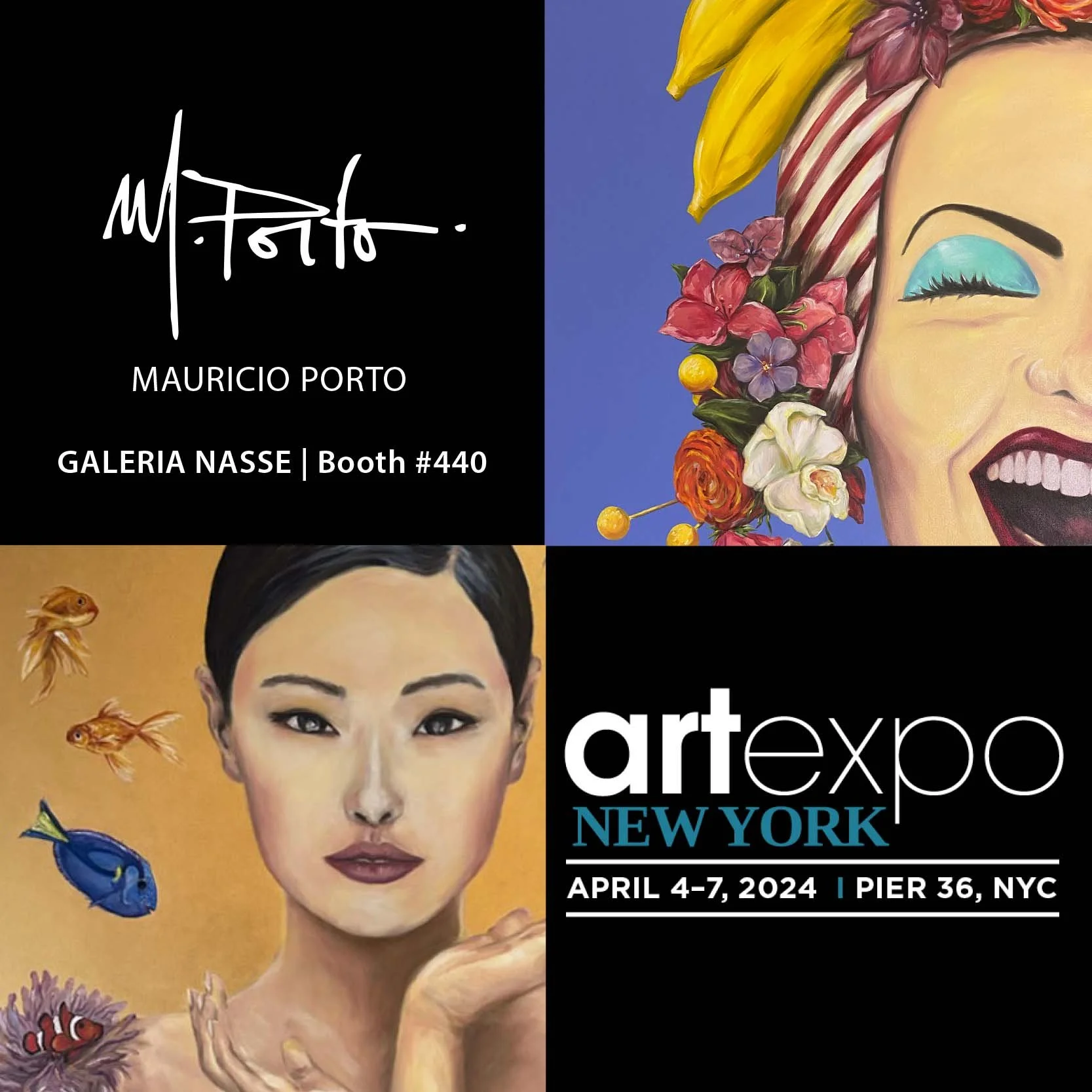 Mauricio Porto and Galeria Nasse at ArtExpoNY 2024