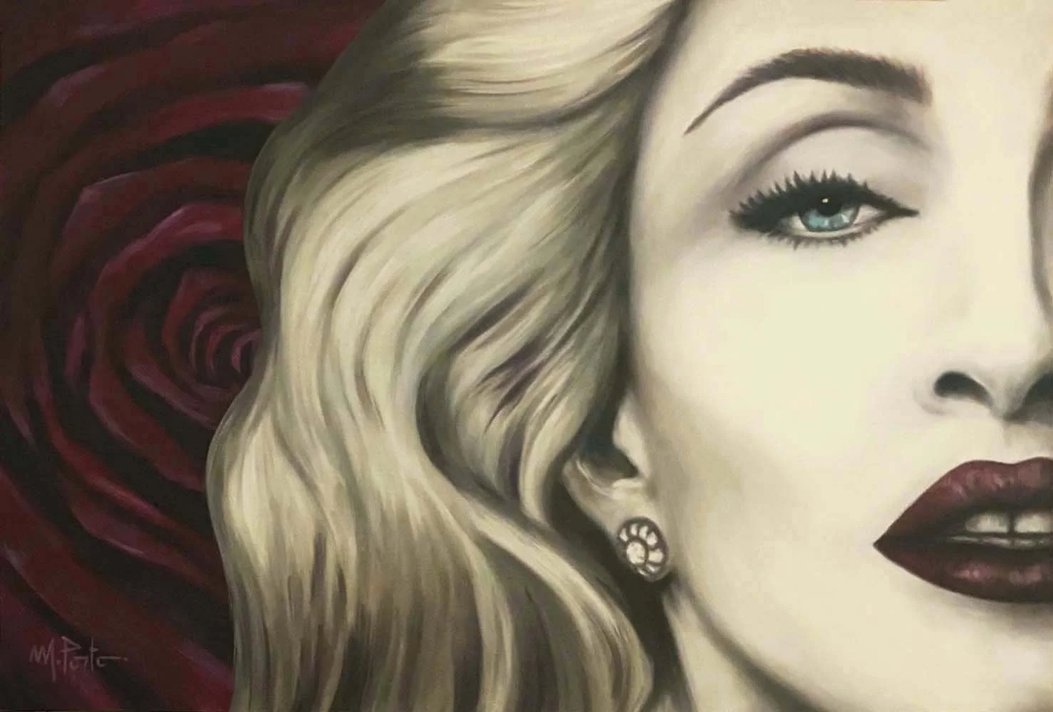 MADONNA ICONIC | 47x32" | Oil on canvas | 2017