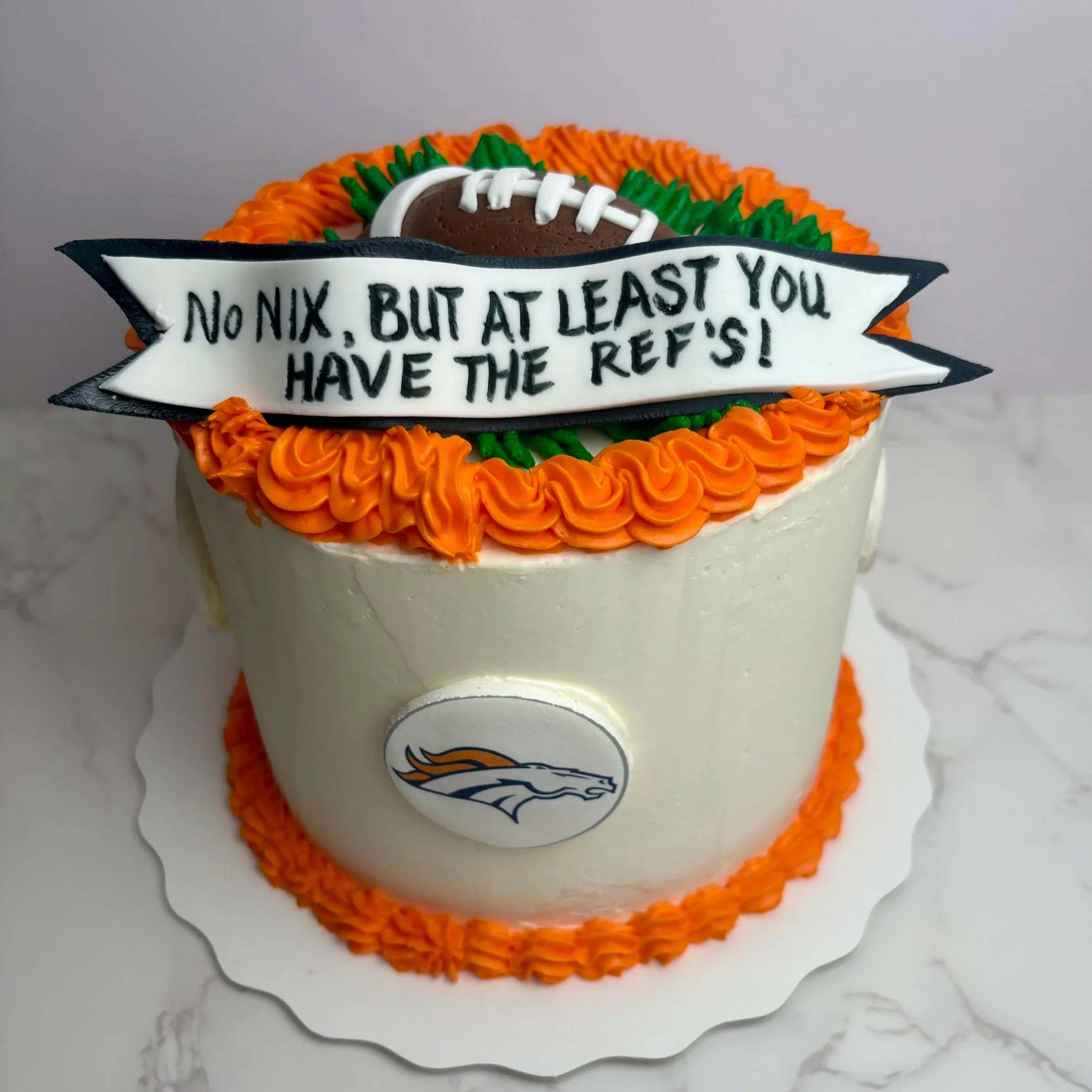 Custom Bronco's Cake