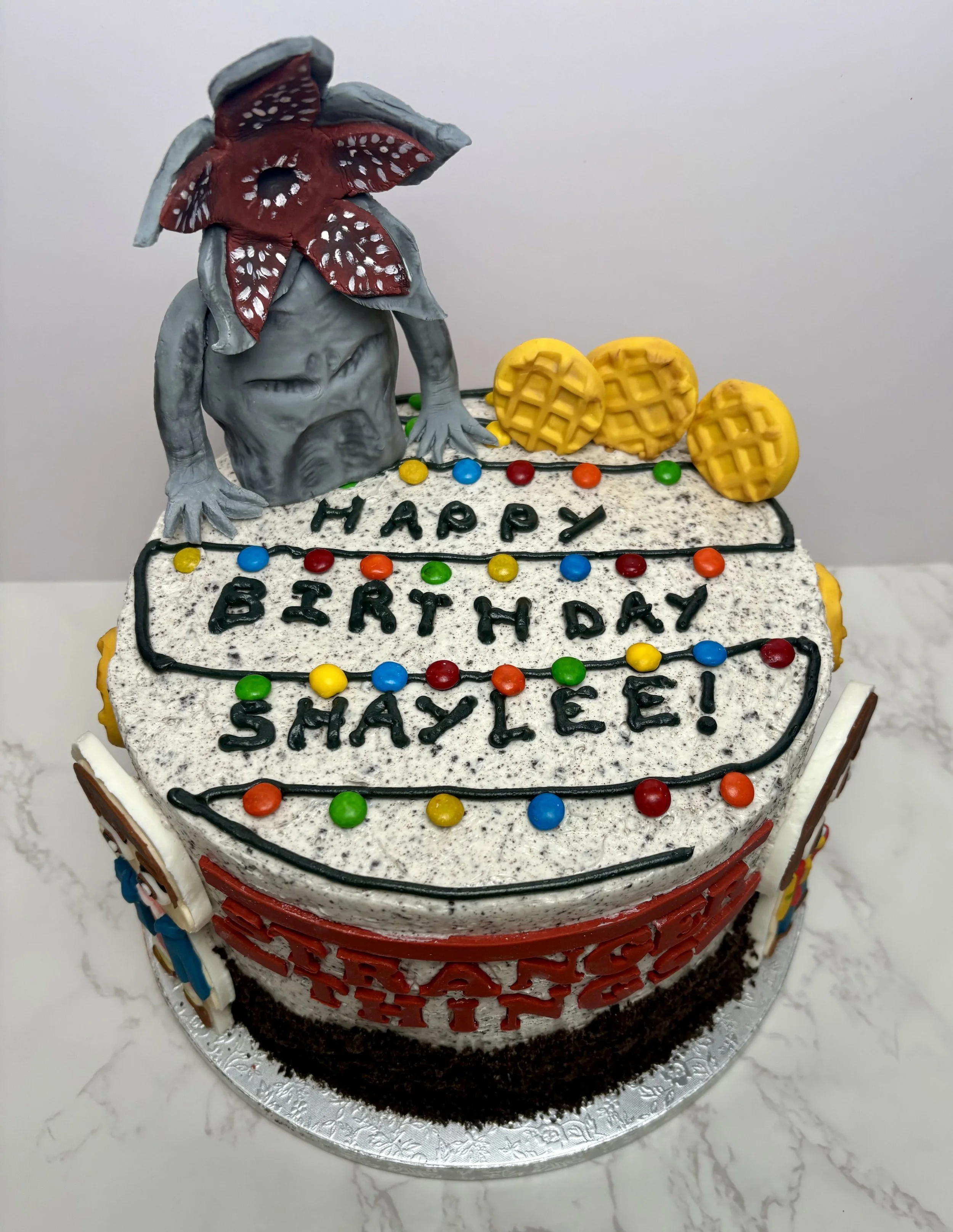 Custom Stranger Things Themed Cake