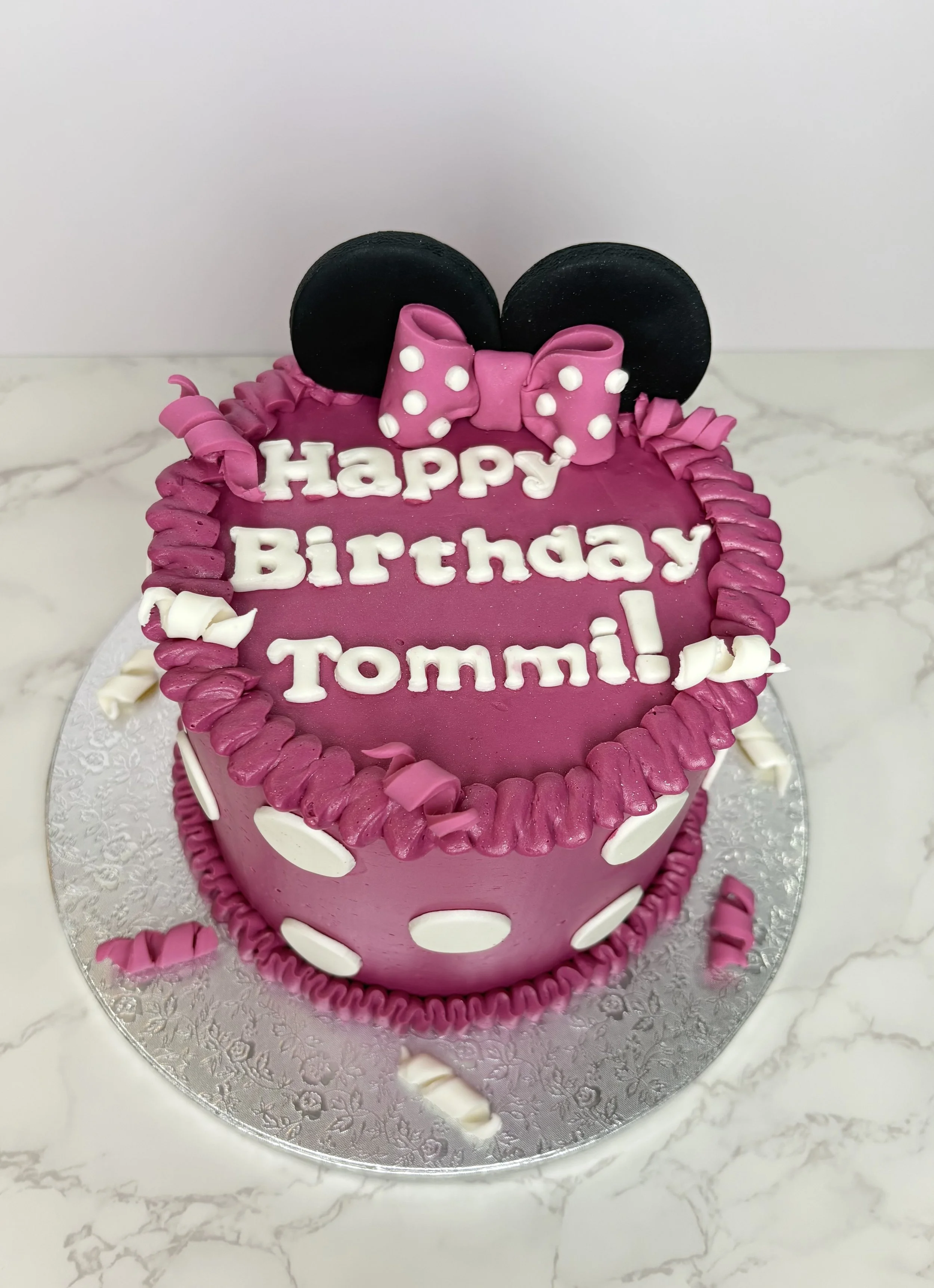 Custom Minnie Mouse Cake