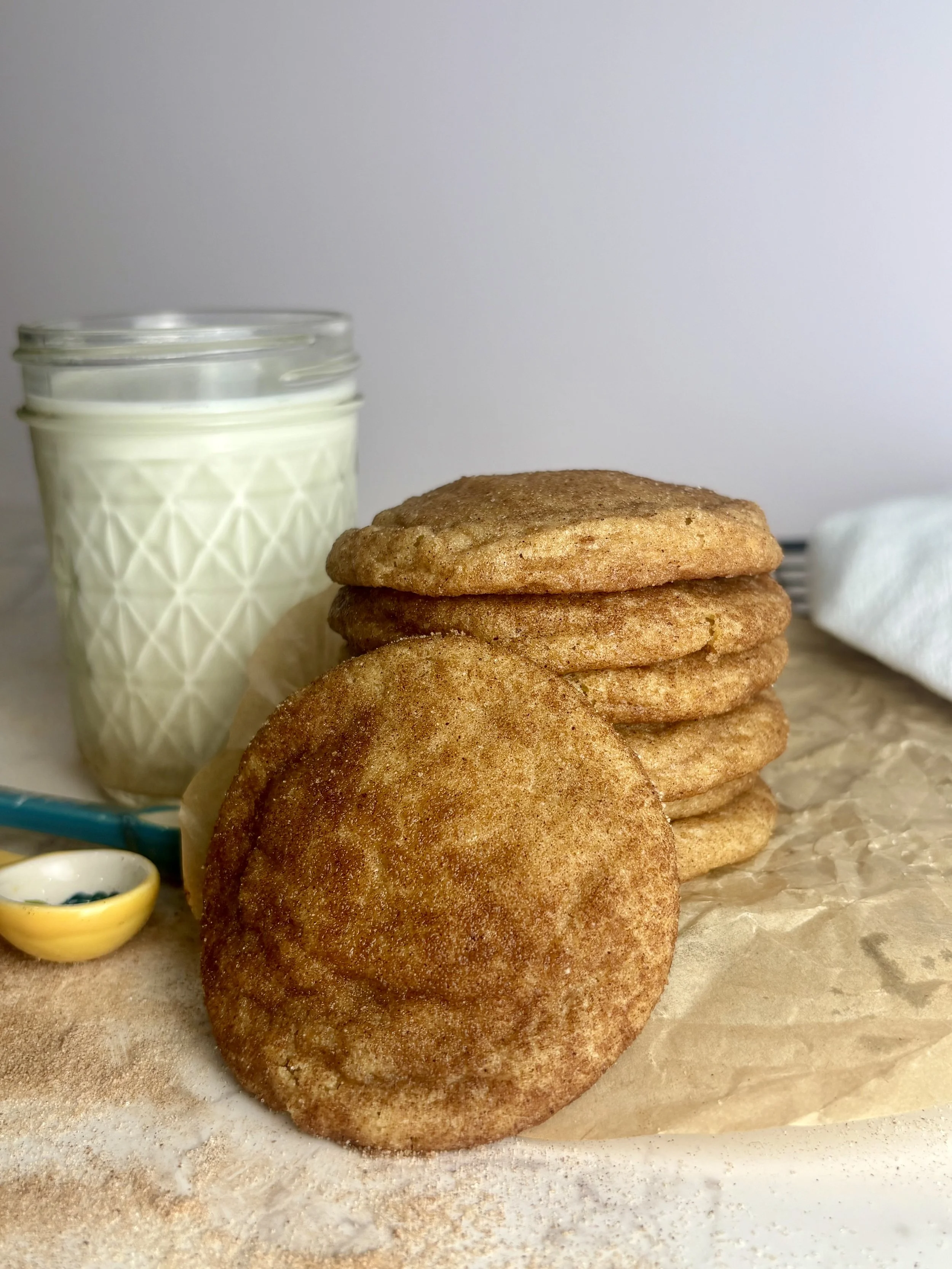 Brown Butter Snickerdoodle Cookies