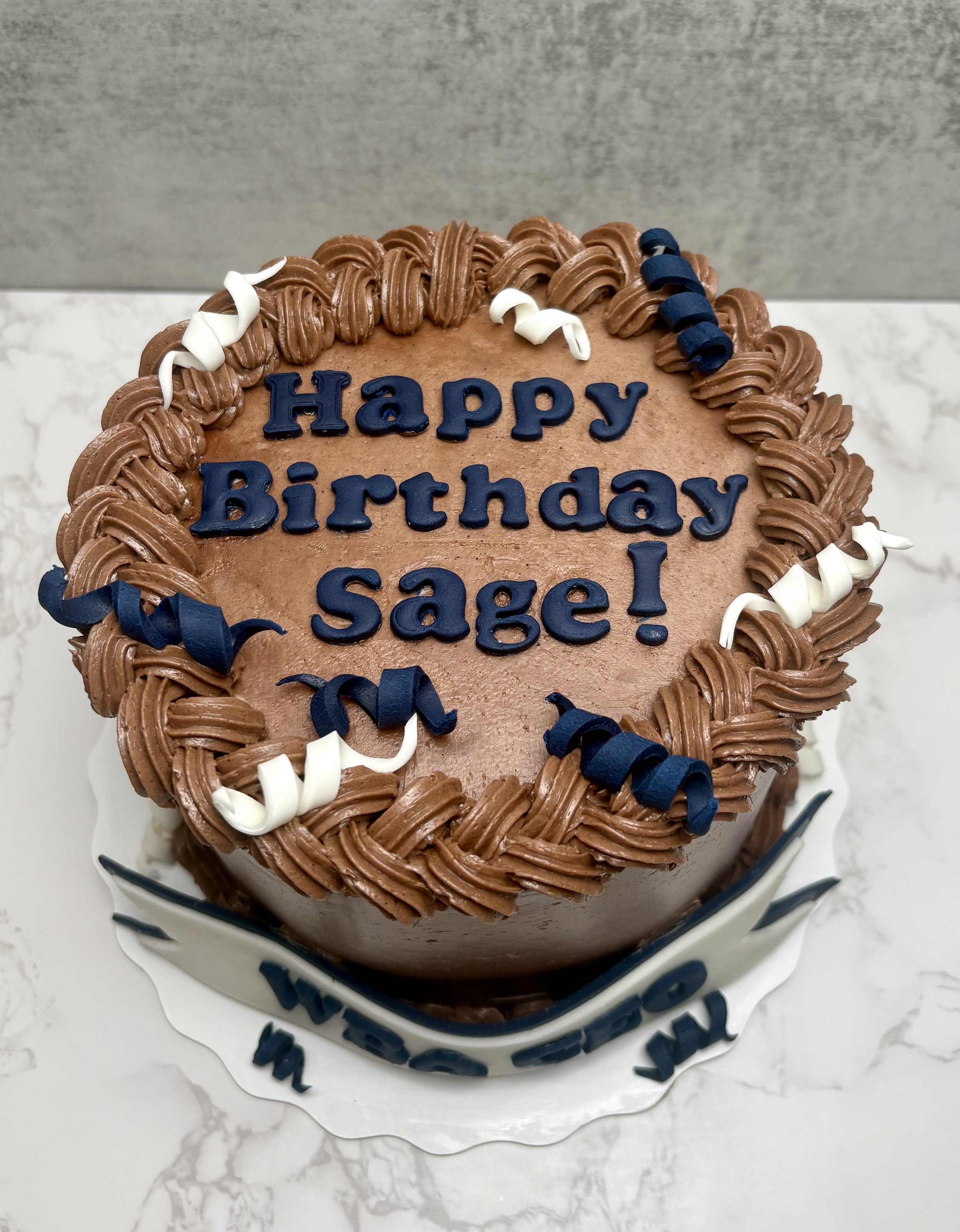 Custom Birthday Cake