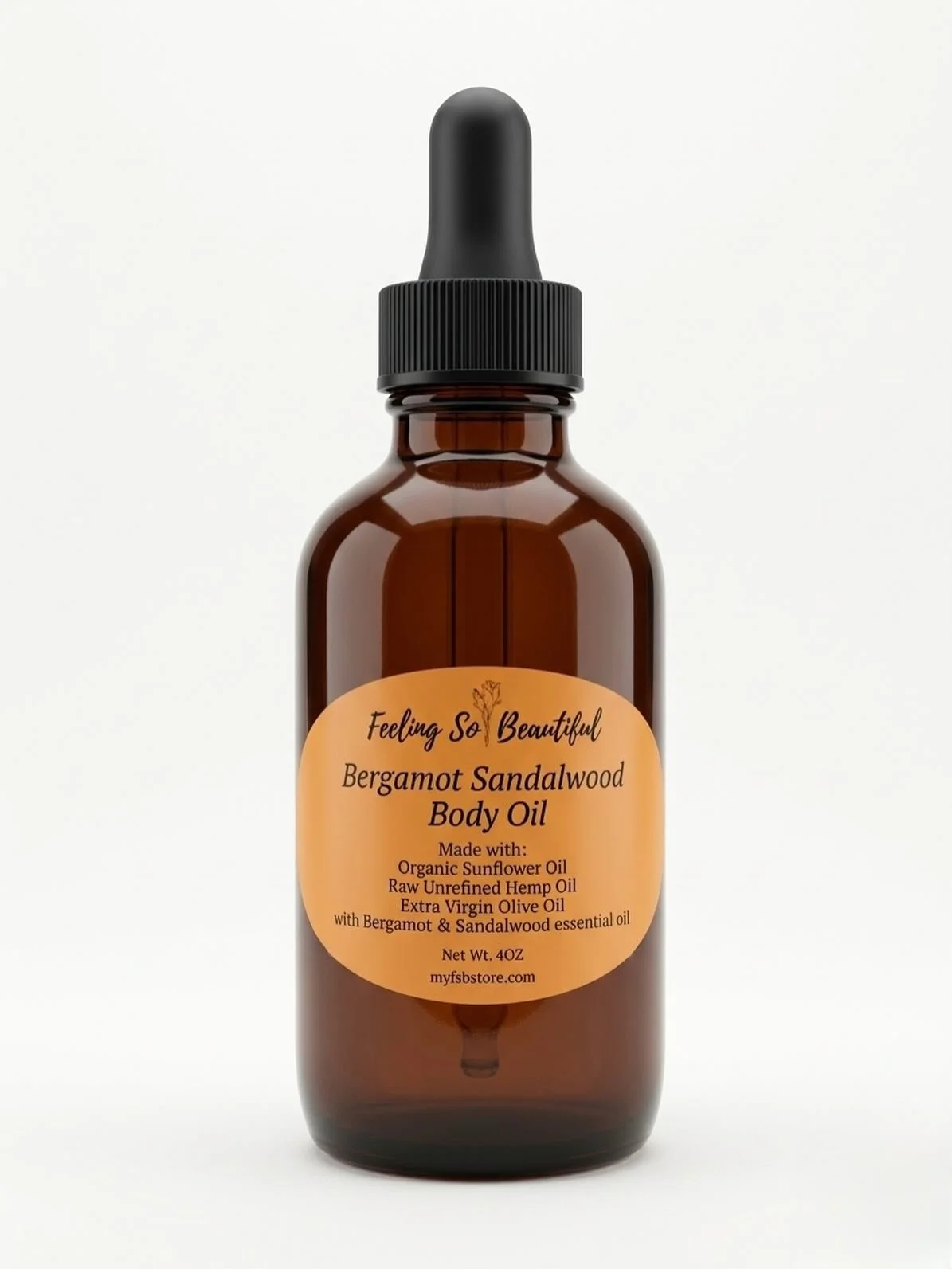 Lavish Body Oil - Bergamot &amp; Sandalwood 🧡

A lightweight, fast-absorbing oil that deeply nourishes and leaves skin, soft, smooth, and radiant&mdash;never greasy.

The bright, citrusy notes of bergamot blend with warm, grounding, sandalwood to cr