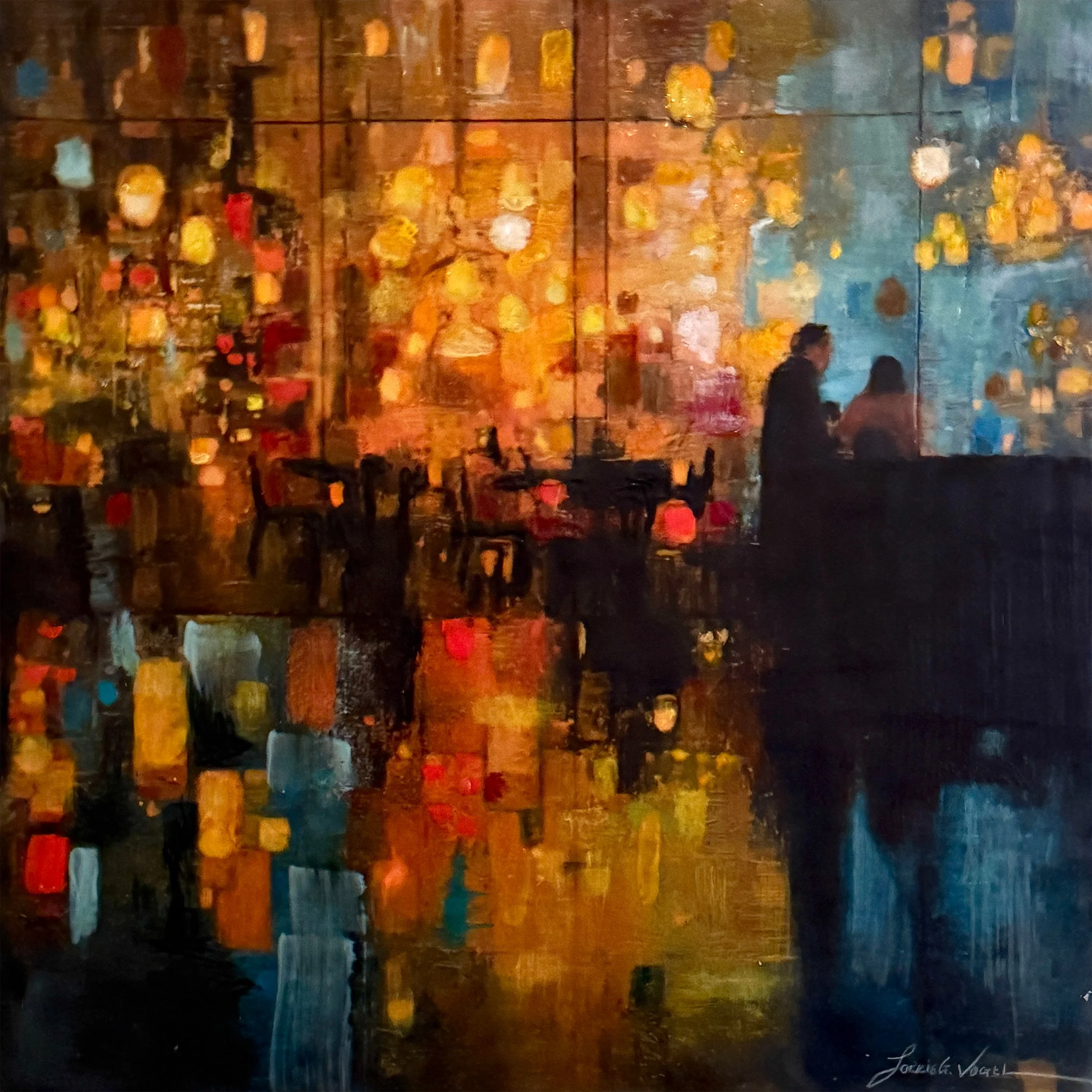 Memories of You, 2026. Encaustic Mixed Media, on cradle panel - 20"x20"x1.5"