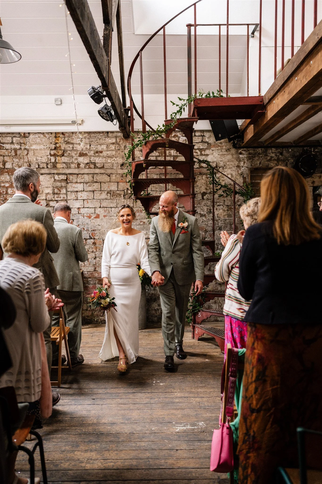 Natural, laid-back wedding ceremony with personalised readings led by UK celebrant