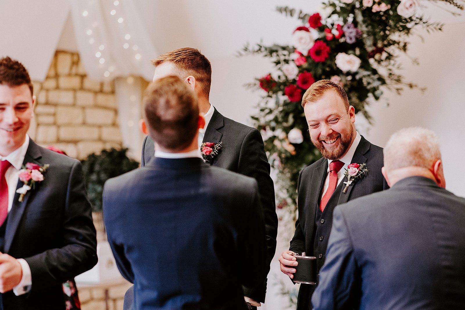 Couple working with celebrant to plan a non-traditional, modern wedding ceremony