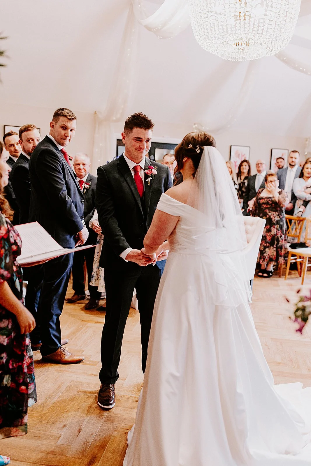 Intimate wedding ceremony with personalised script written by relaxed UK celebrant