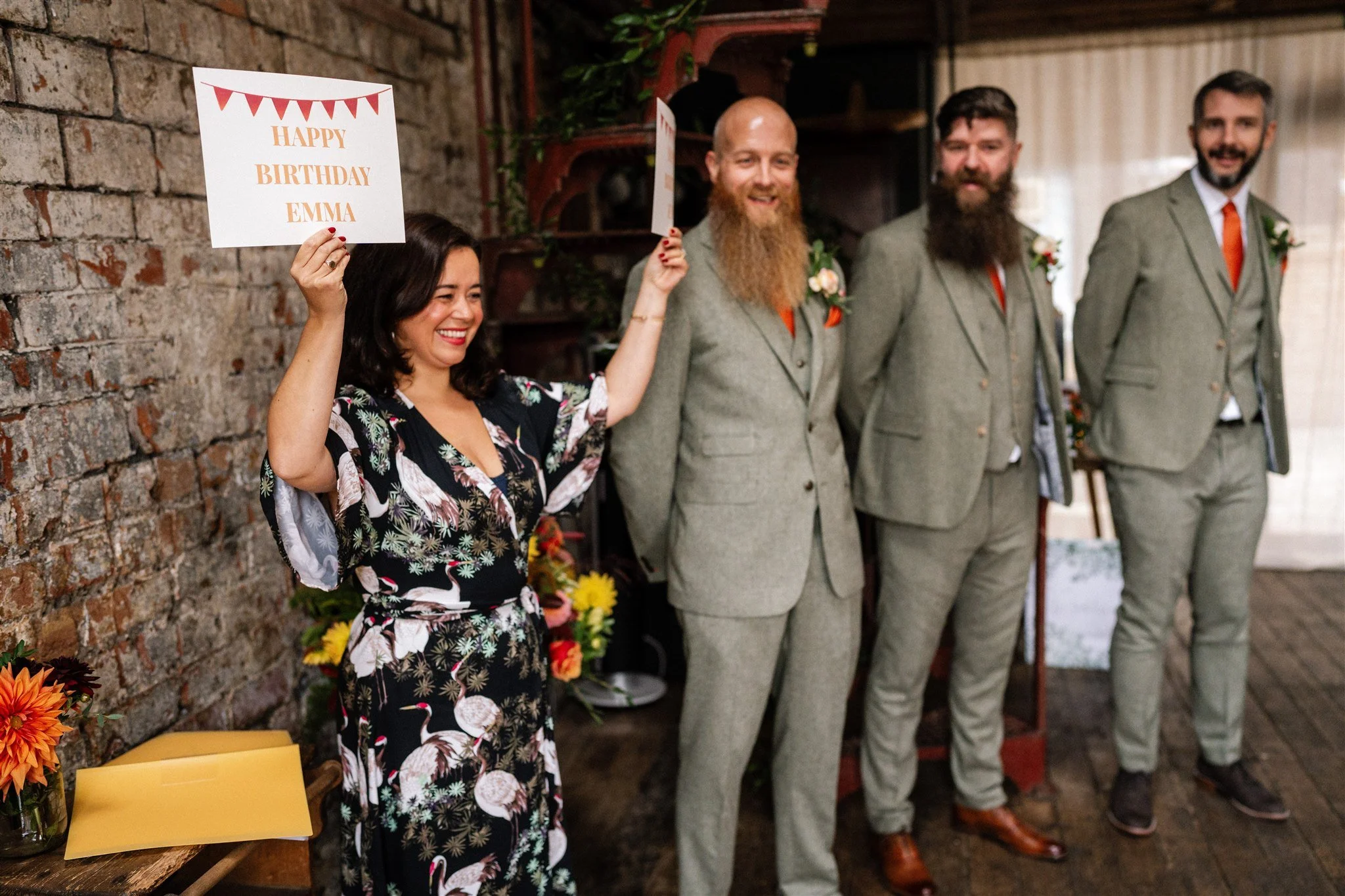 Wedding celebrant preparing personalised ceremony script ahead of wedding day