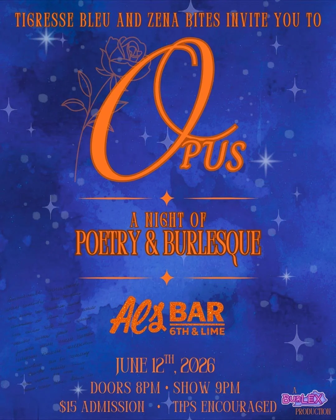 Opus: A Night of Poetry & Burlesque