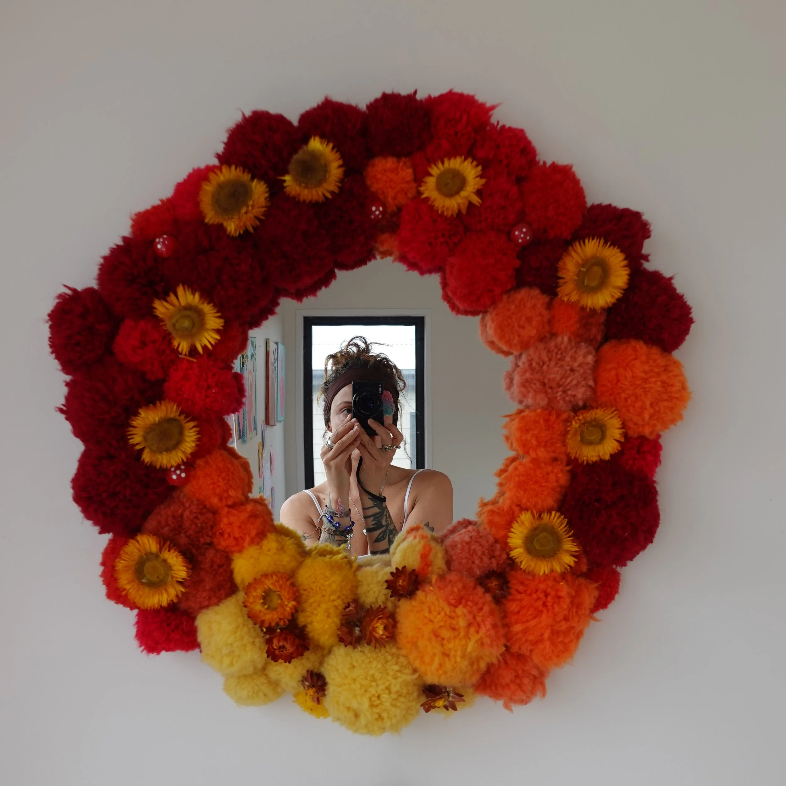 Flower Power Mirror