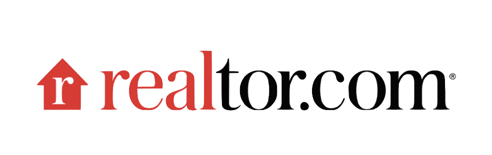 realtor.com logo with a red house icon and the website name in red and black text