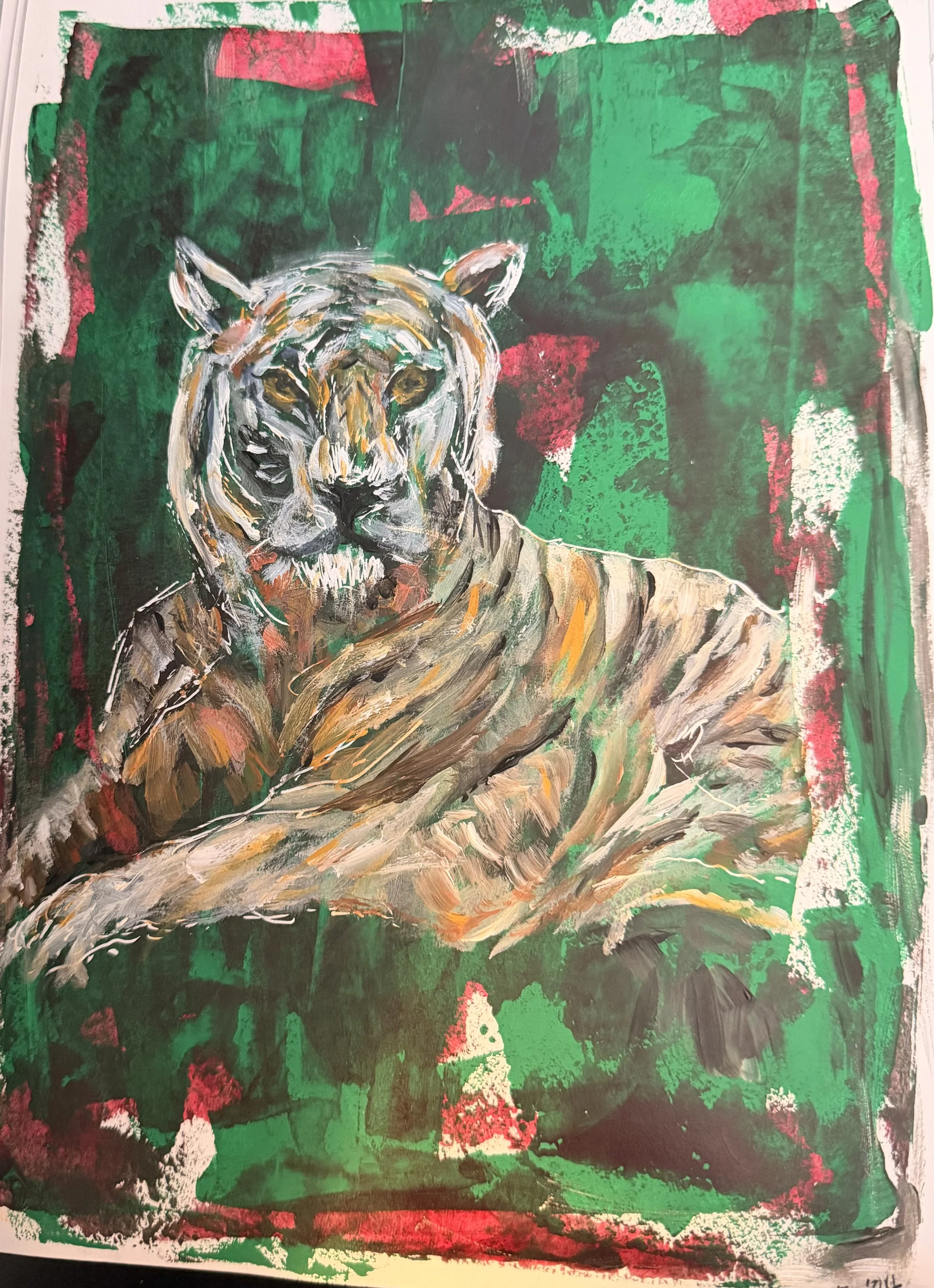 Jungle Tiger Painting