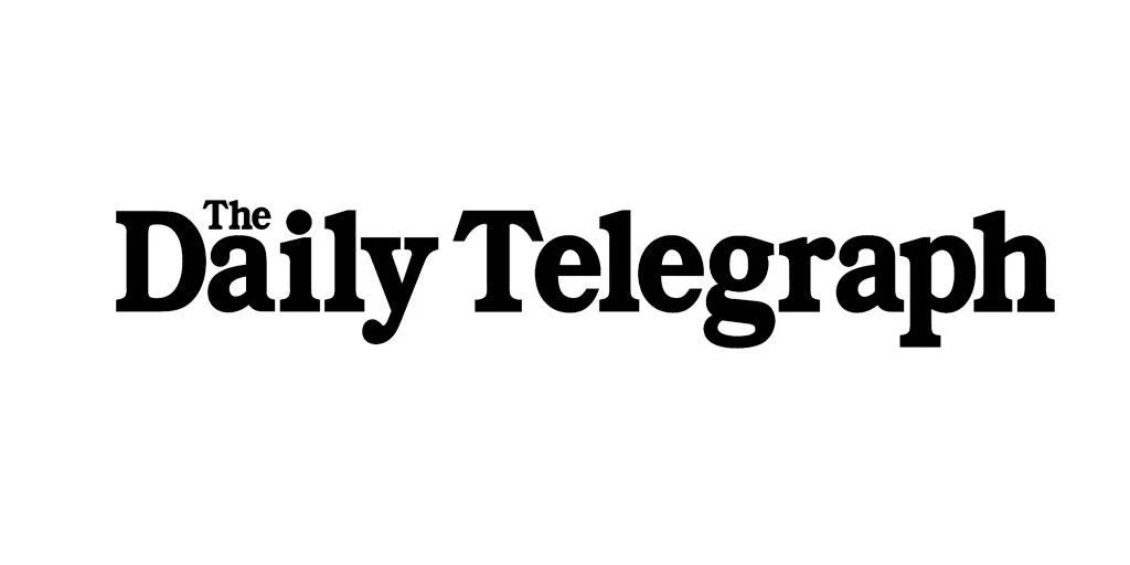 Logo of The Daily Telegraph with black text on a white background.