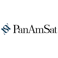 PanAmSat logo with a stylized globe icon and company name