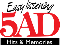 Logo with large red '5AD' text and black subtitle 'Hits & Memories'.