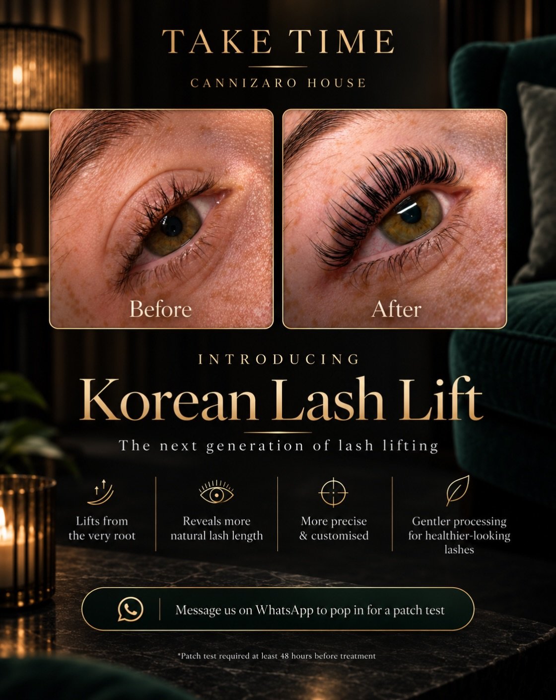 Korean Lash Lift &ndash; 45 mins
Our next-generation lash lift, using an advanced gentler system to create maximum lift from the root while caring for the condition of your natural lashes. The Korean technique gives greater control over the shape and