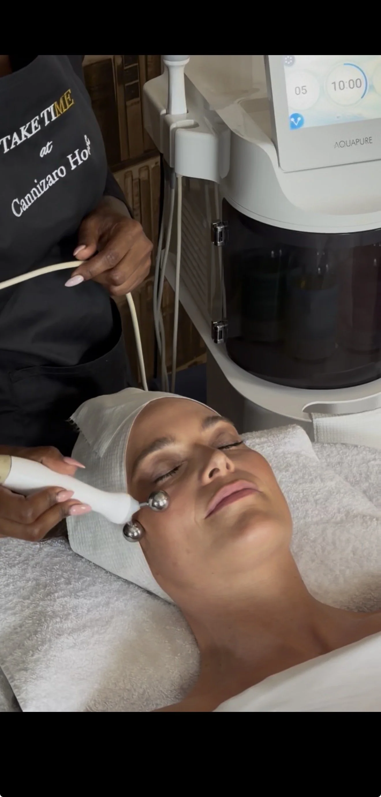 Aquapure facial treatment at Take Time, Cannizaro House in Wimbledon