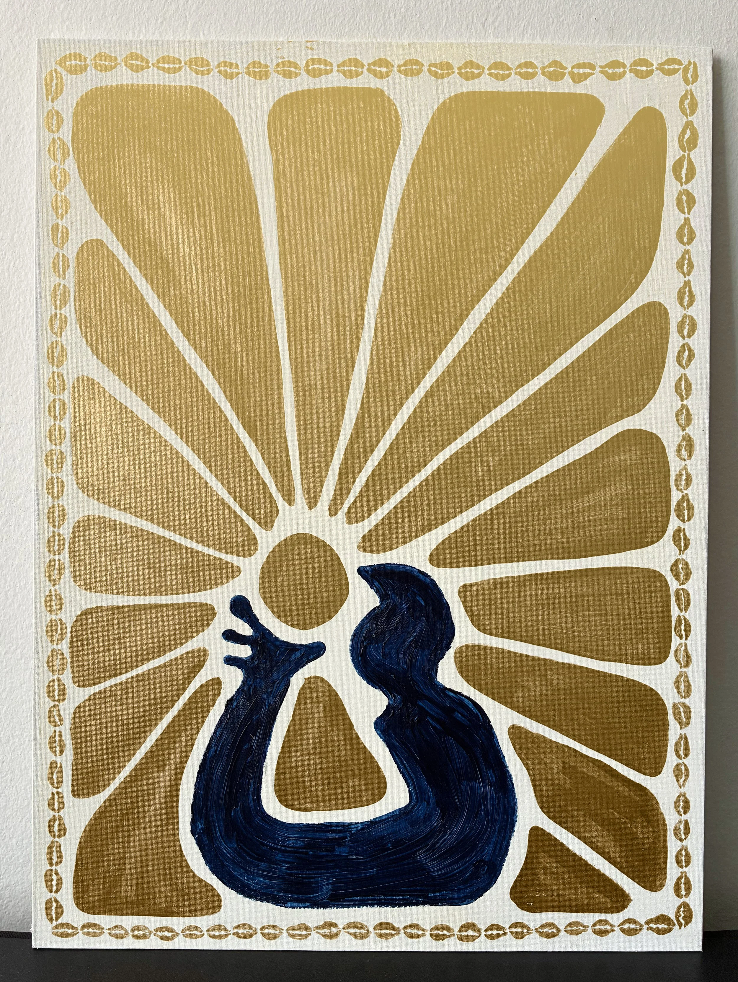 Um beijo pro Sol | A kiss for the sun - 45x60 acrylic on canvas