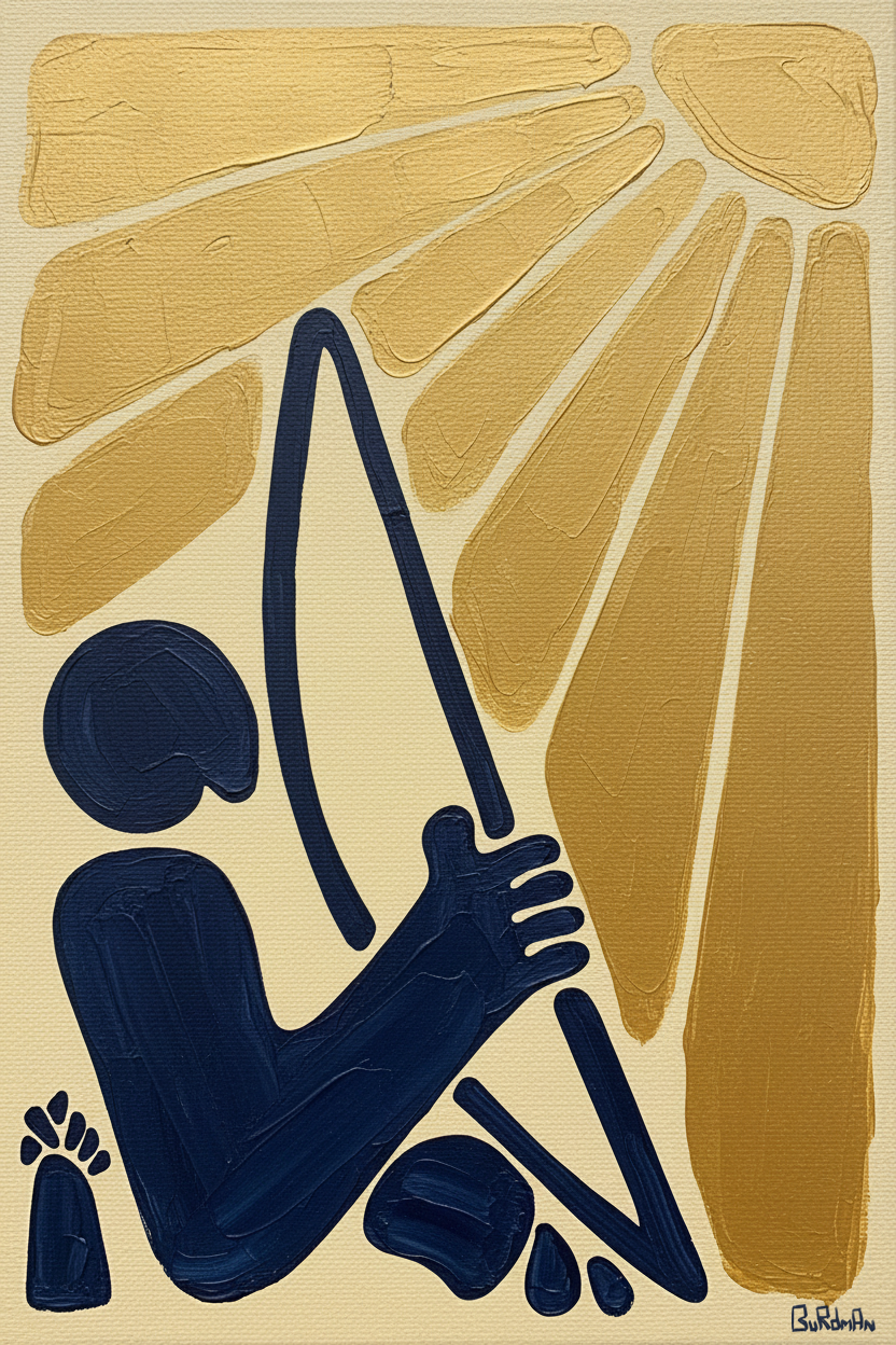 Capoeira de dia | Capoeira by day - 60x90 acrylic on canvas
