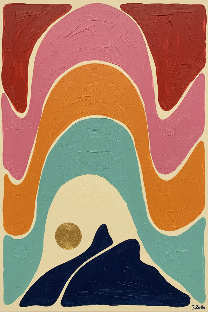 Por do céu | skyset - 60x90 acrylic on canvas