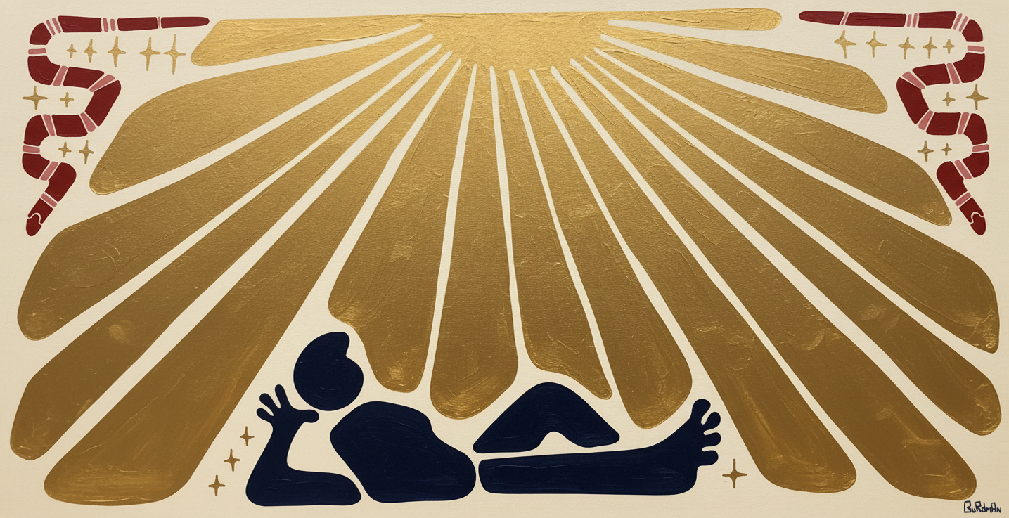 Um sol pra cada um | A Sun for Each of Us 80x120 Acrylic on canvas