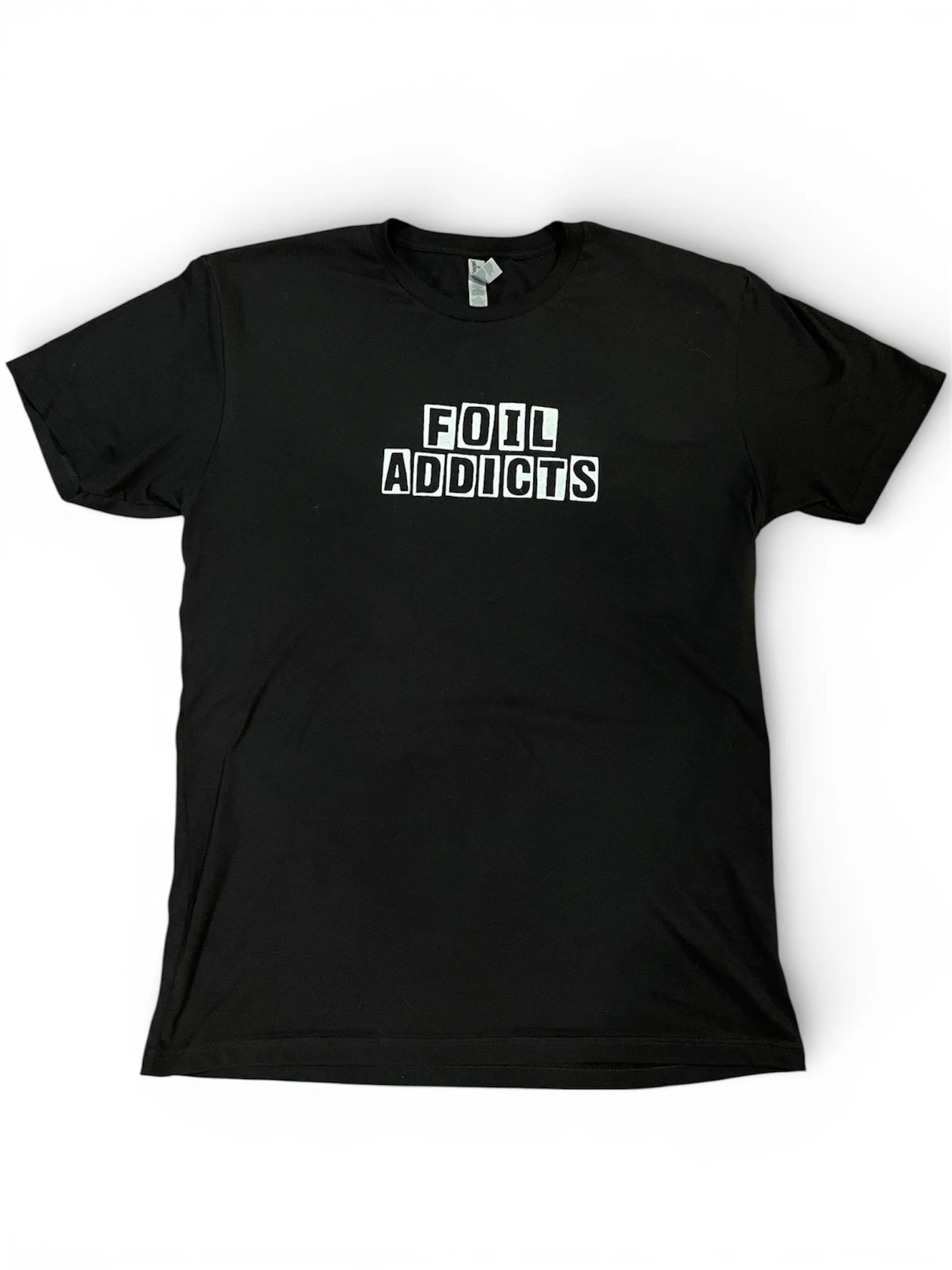 Foil Addicts Black T-Shirt