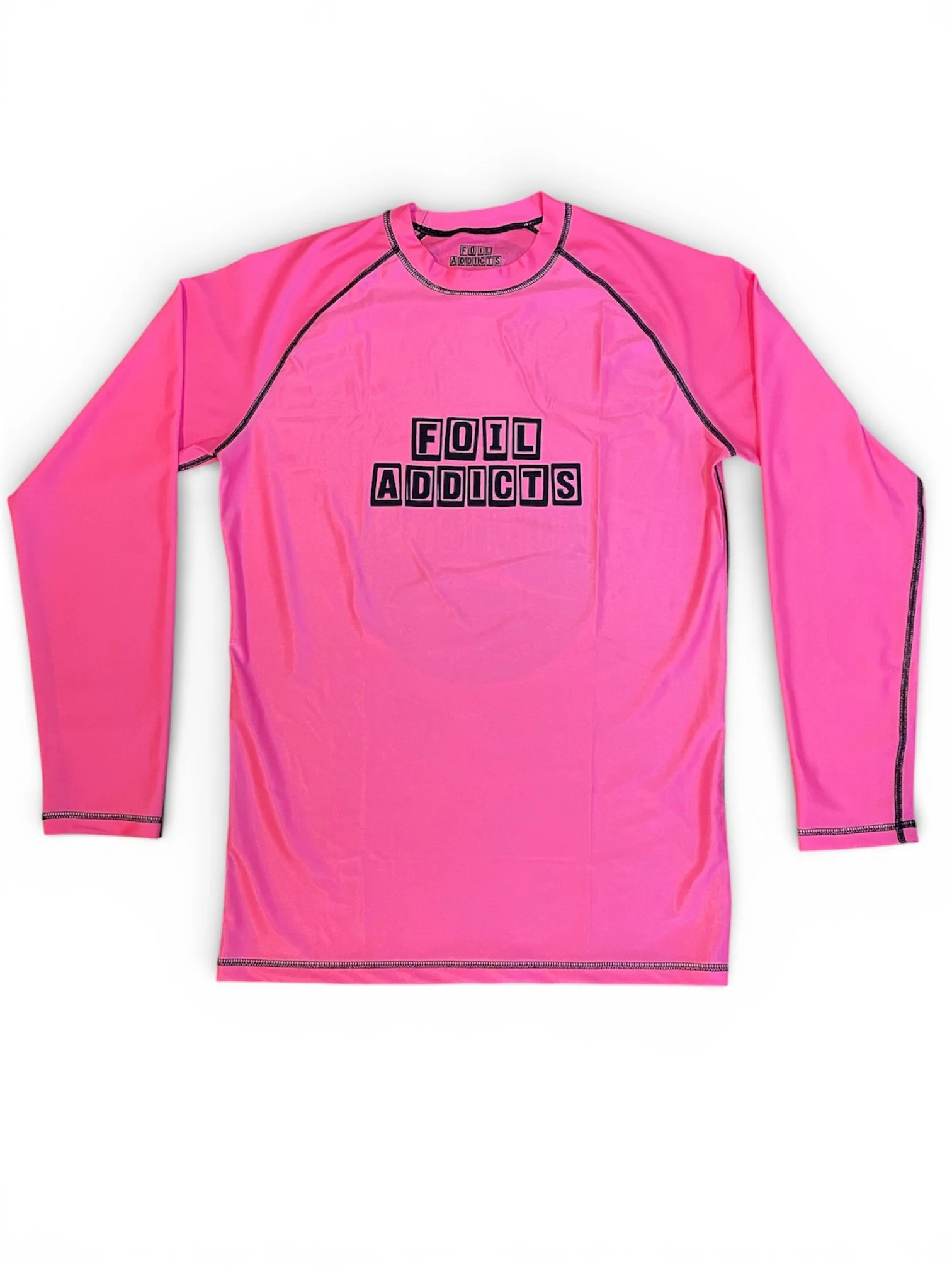 Foil Addicts Pink Rash Guard