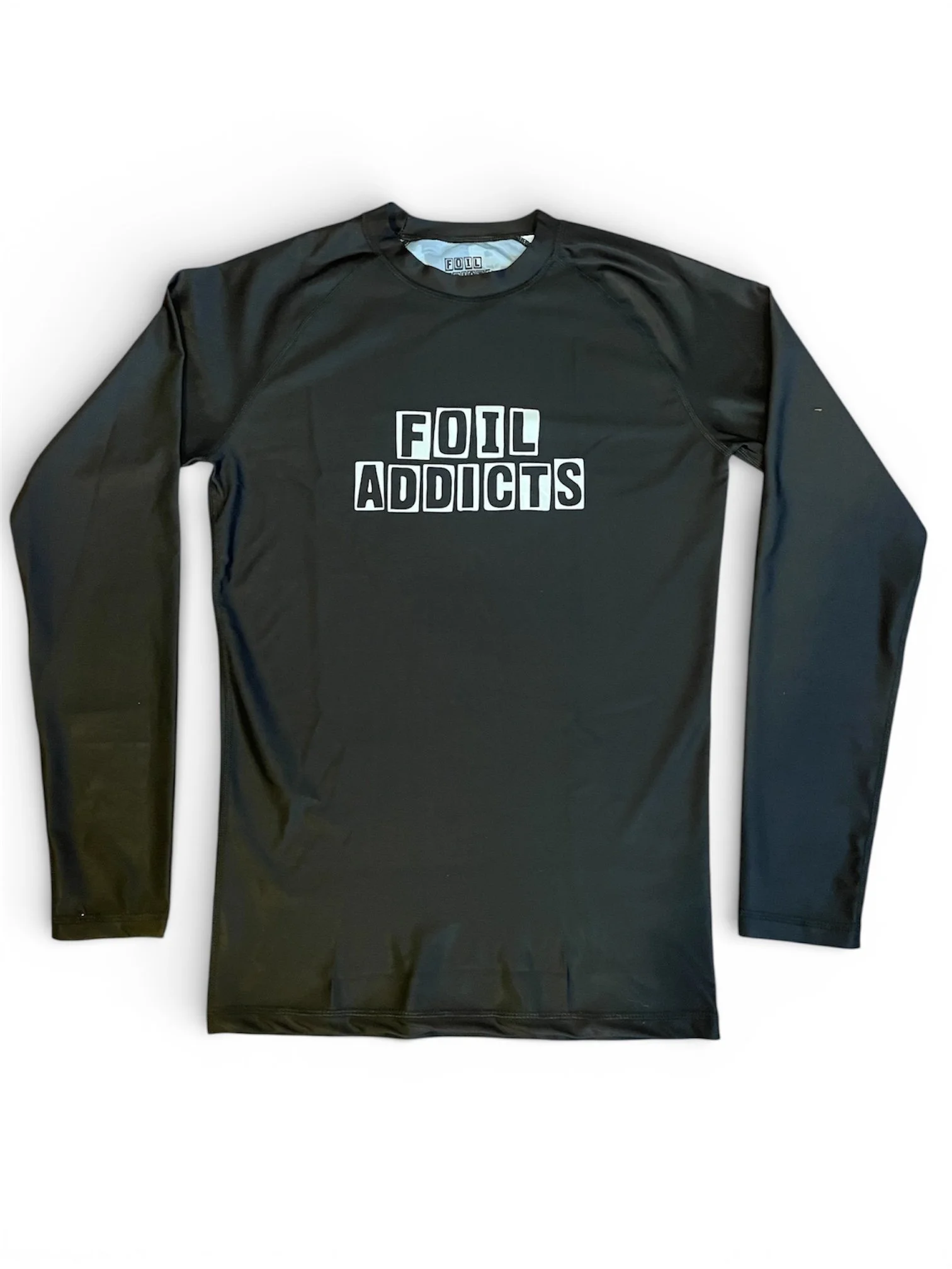 Foil Addicts Black Rash Guard
