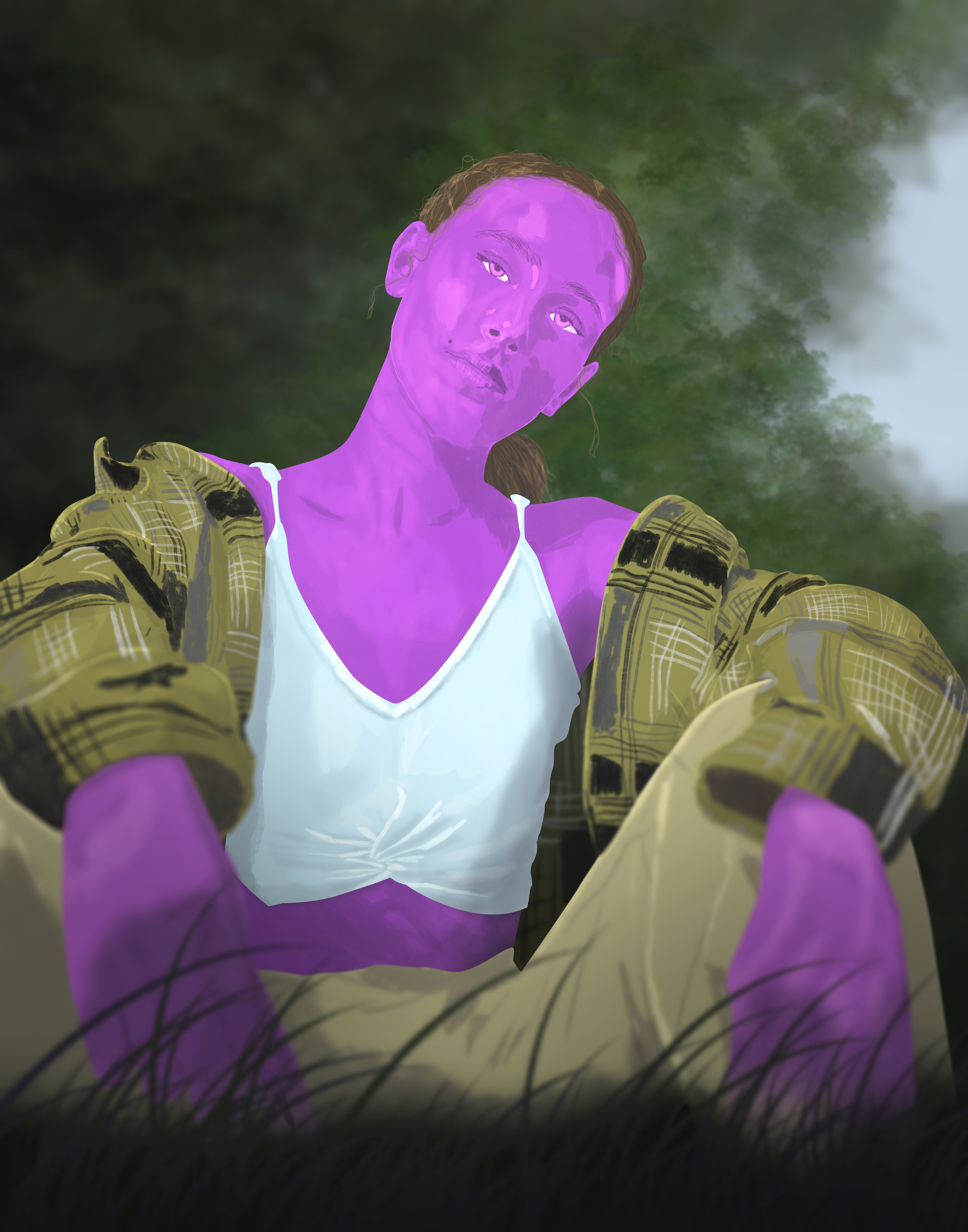 "Purple" - Photoshop