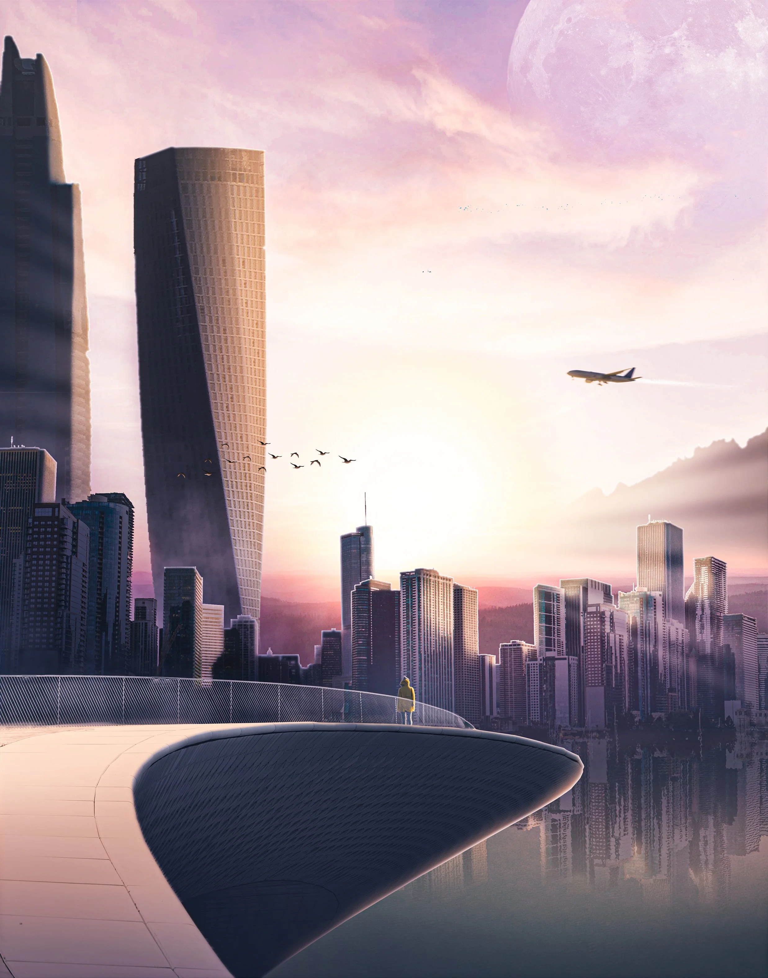 "Future Cityscape" - Photoshop