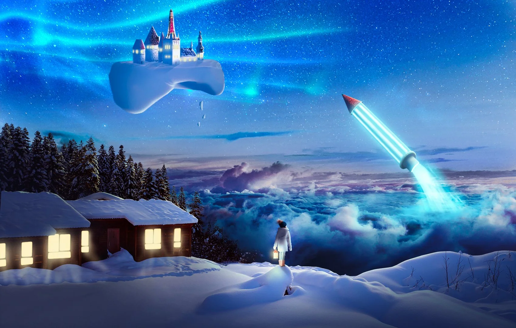 "Winter Wonderland" - Photoshop