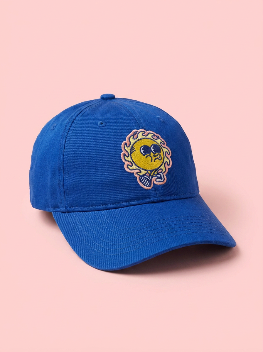 'Summer's Coming!' cap - blue