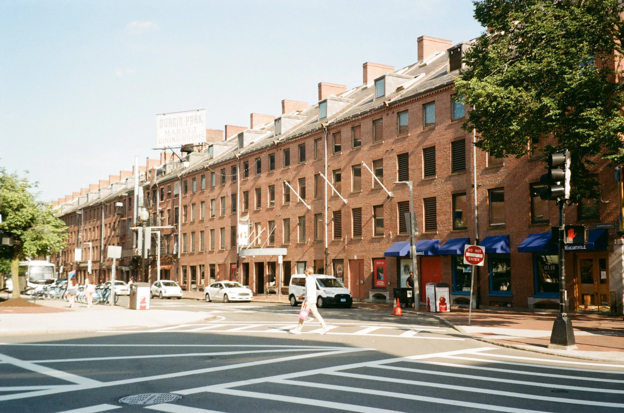 Film photo of downtown Boston