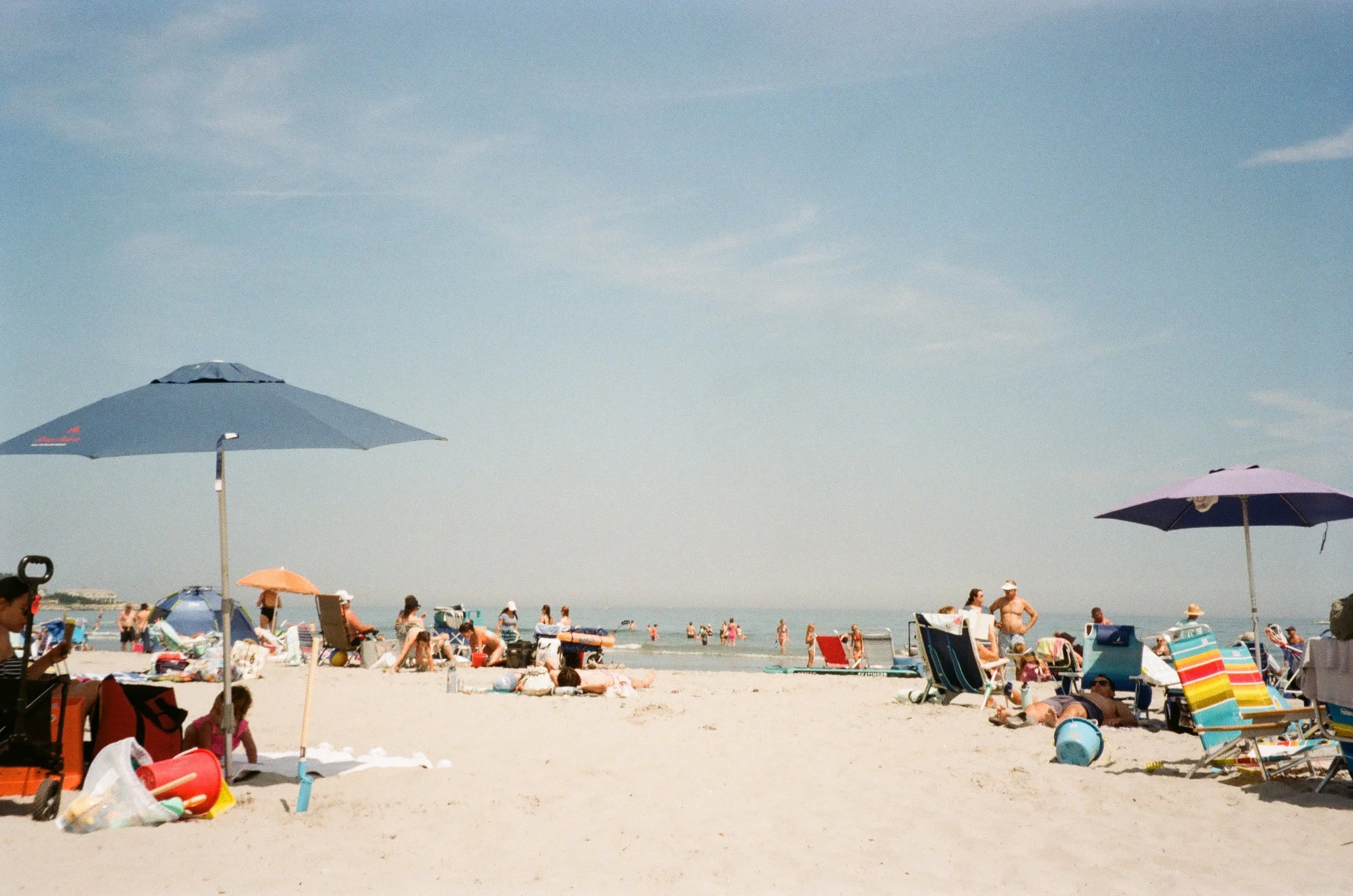 Jeness State Beach, NH on film