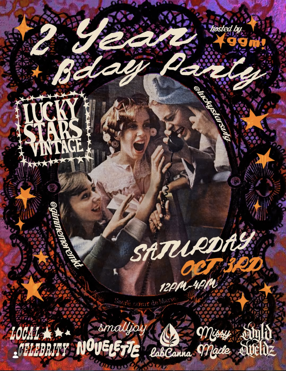 Lucky Stars Vintage Two Year Birthday Party