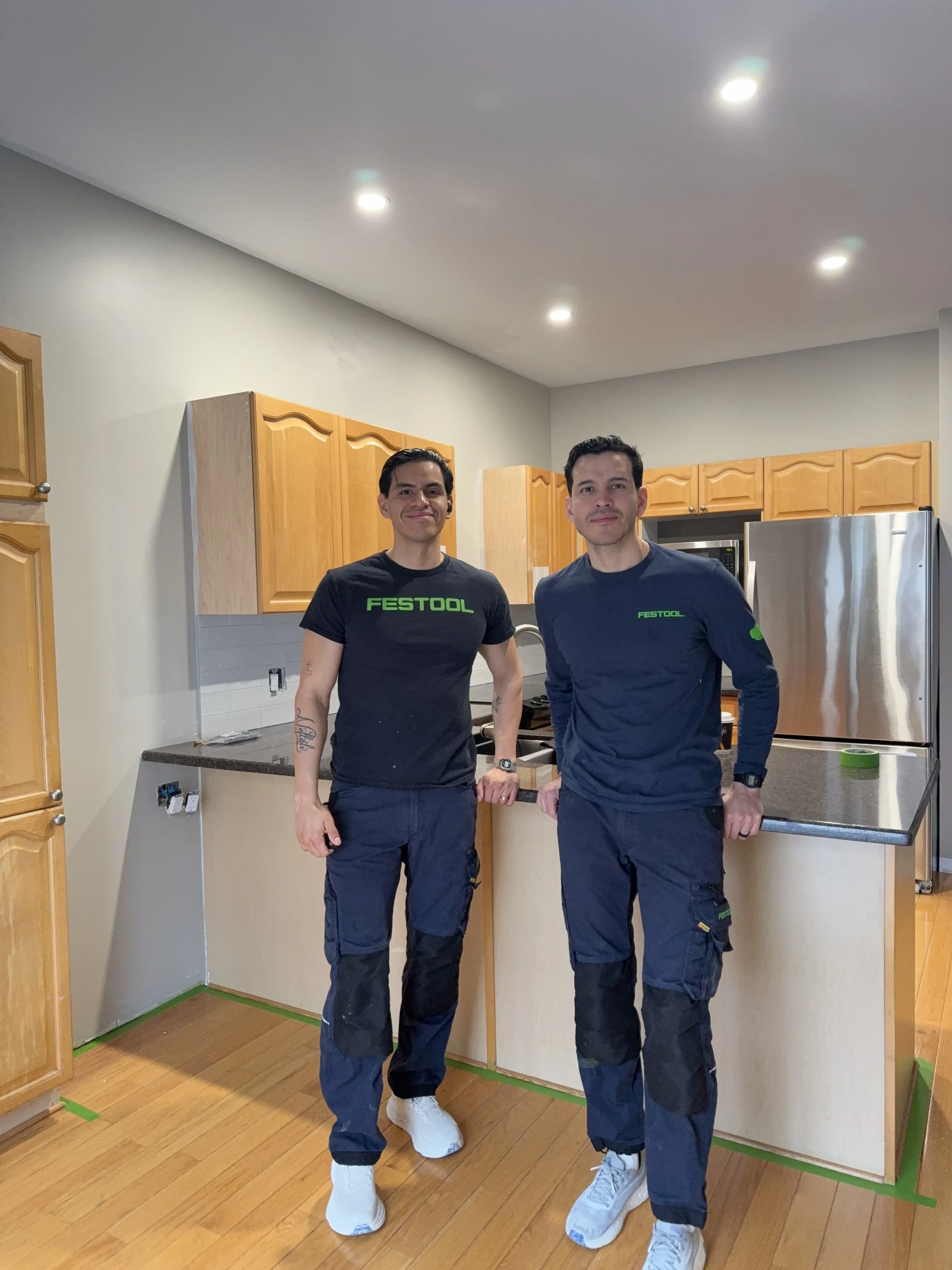 5 day kitchen cabinet painting