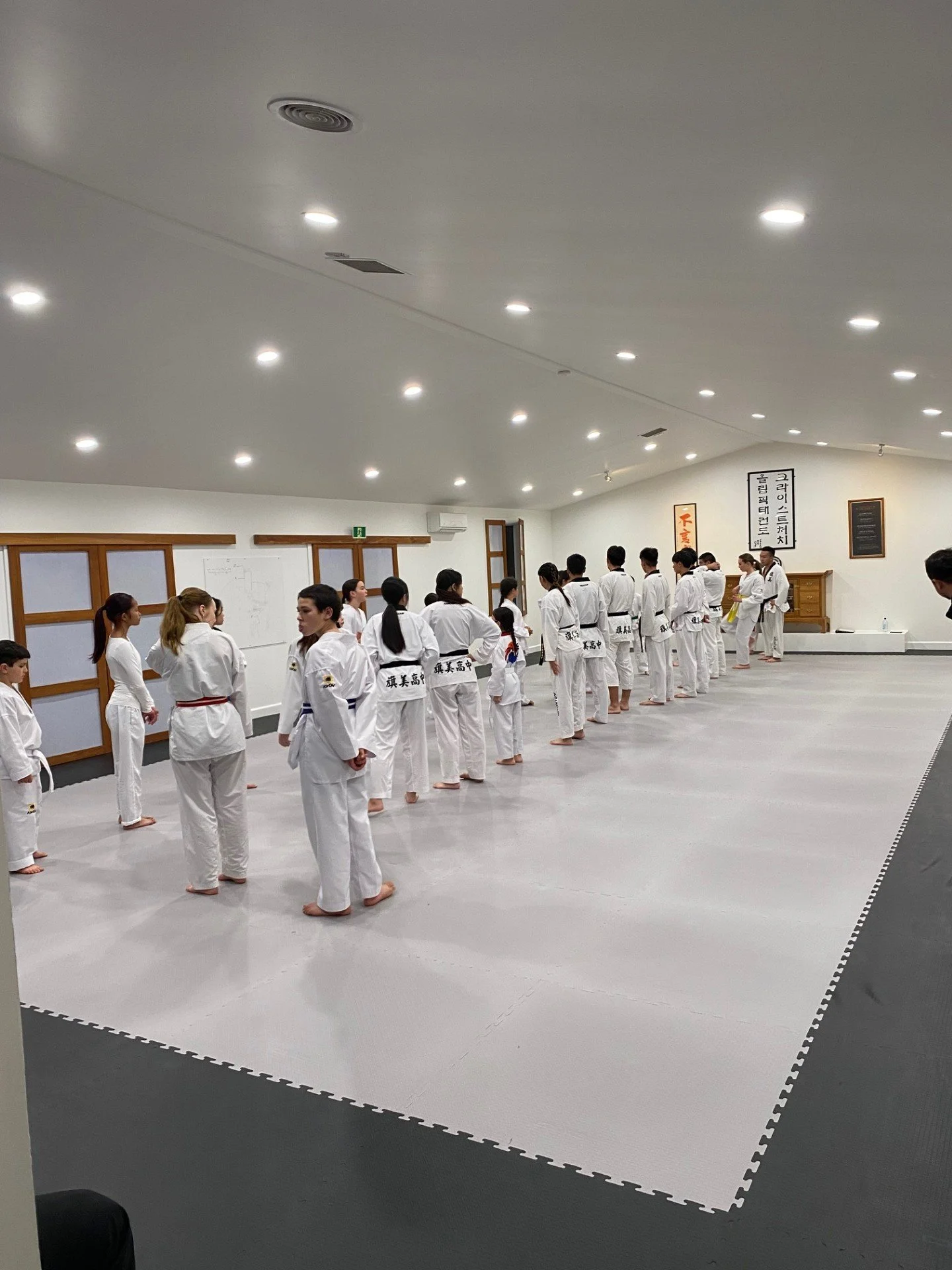 AB Olympic Taekwondo TKD Academy Christchurch Training Hall Dojang